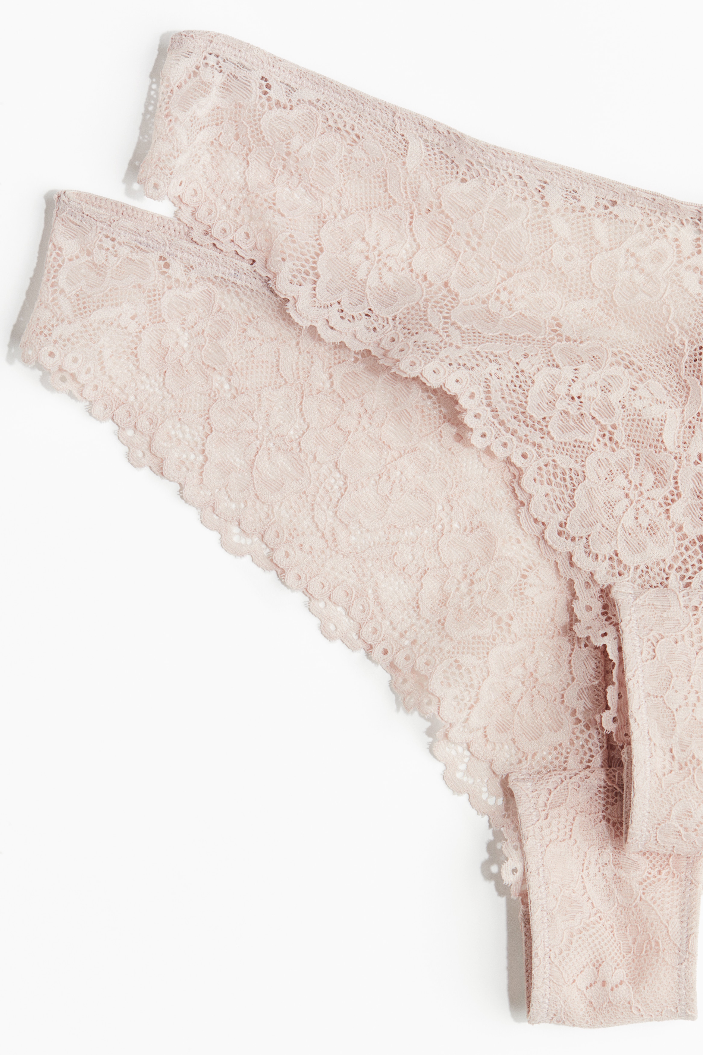 2-pack lace Brazilian briefs