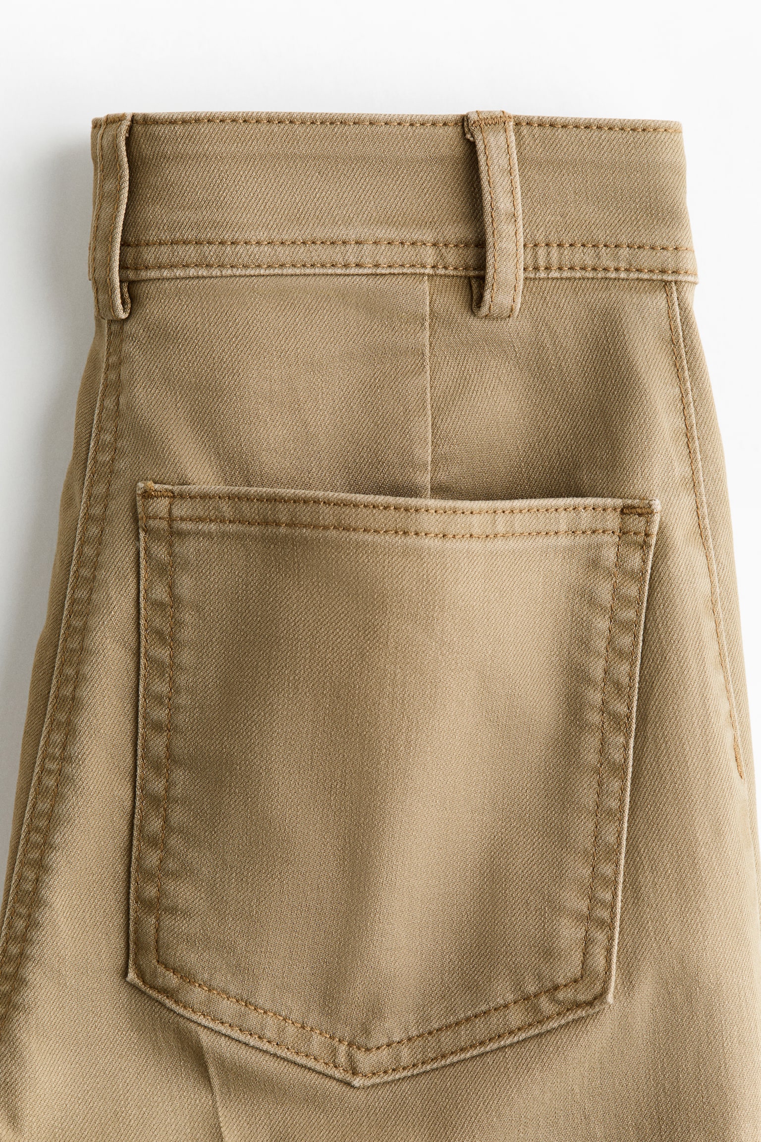 Flared ankle-length trousers - ירוק חאקי - 6