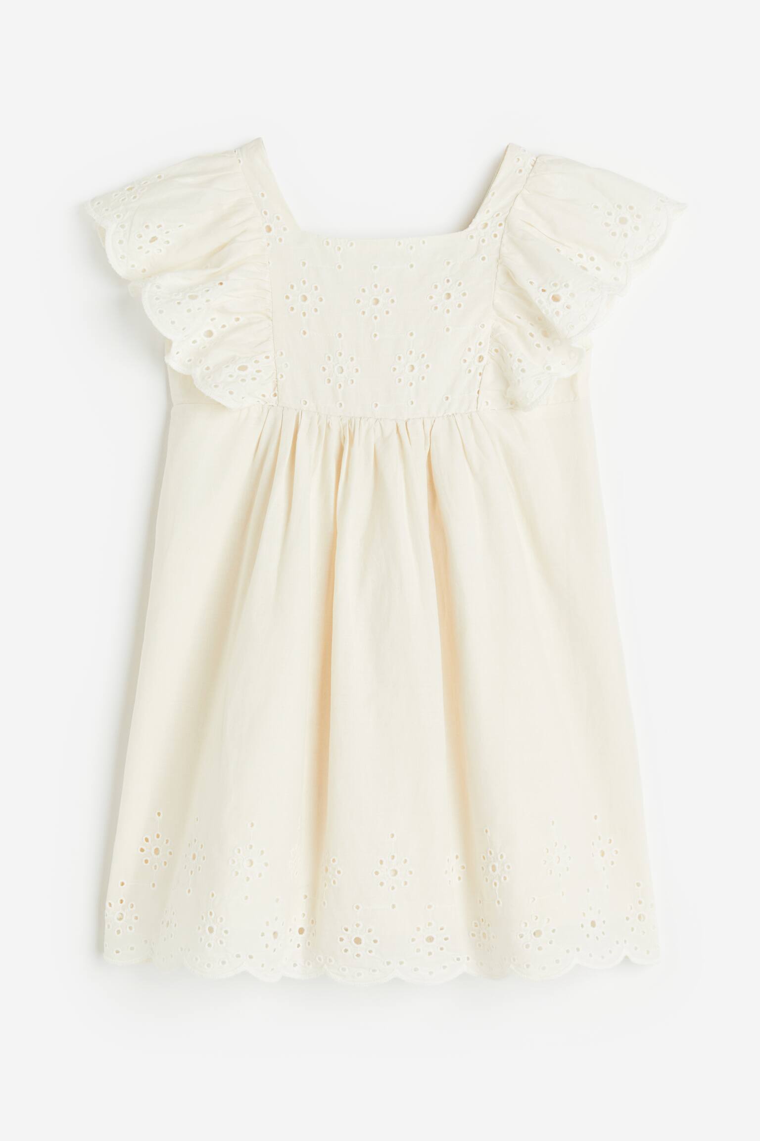 Cotton dress - Natural white - 1