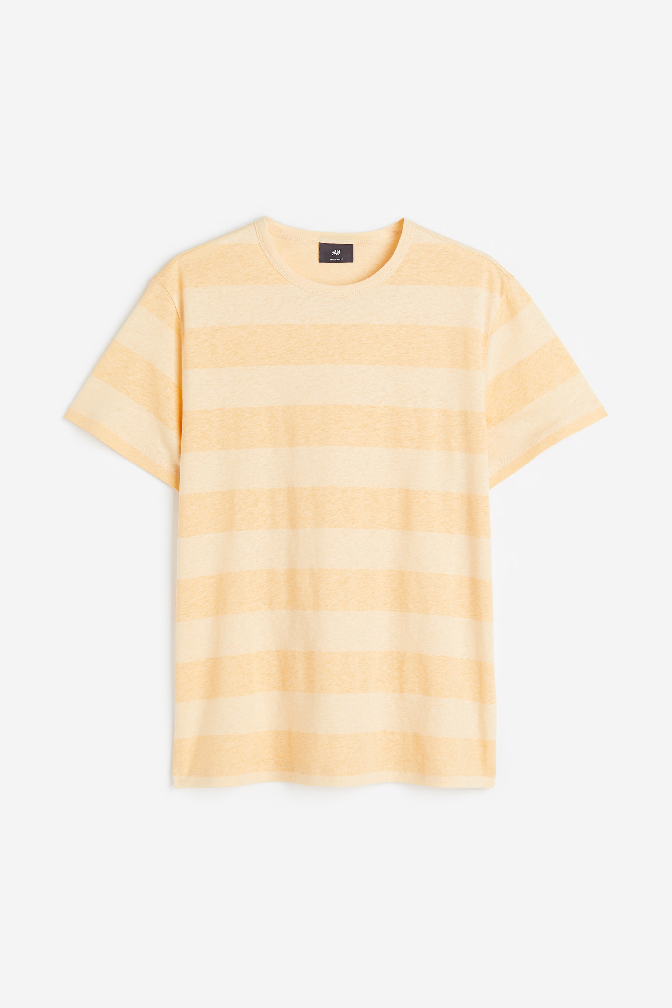 Regular Fit Linen-blend T-shirt