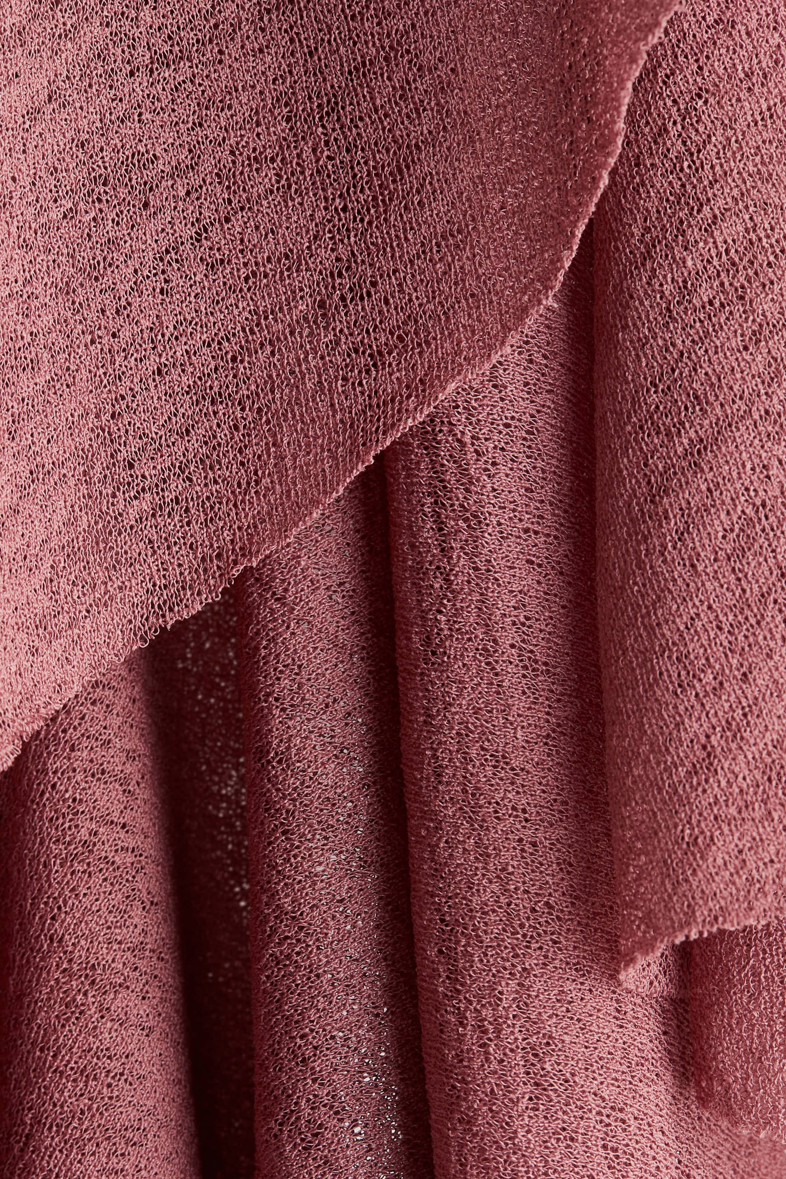 Farbalalı Üst - Tozlu pembe/Koyu haki - 4