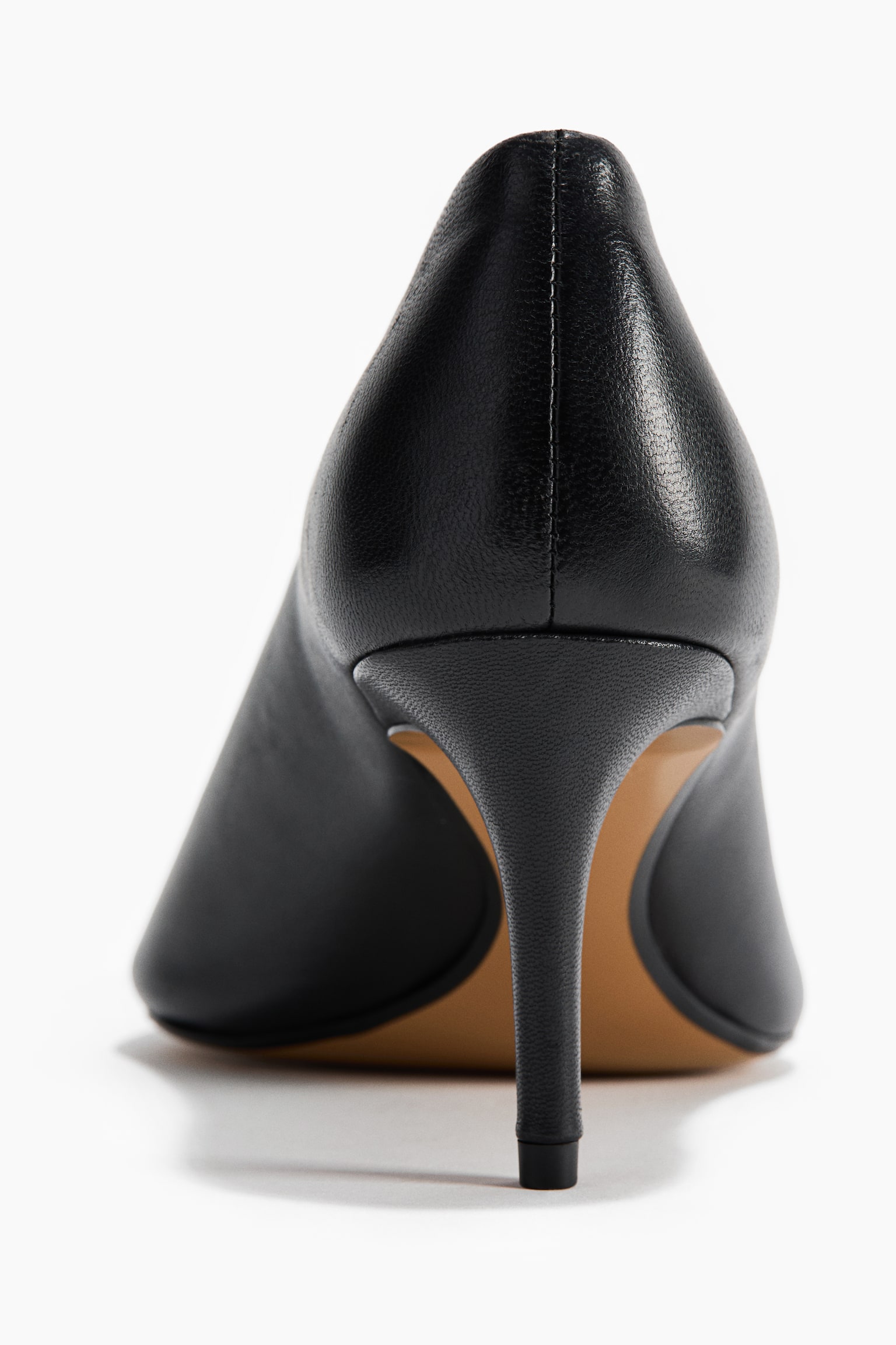 Leather court shoes - Black - 7