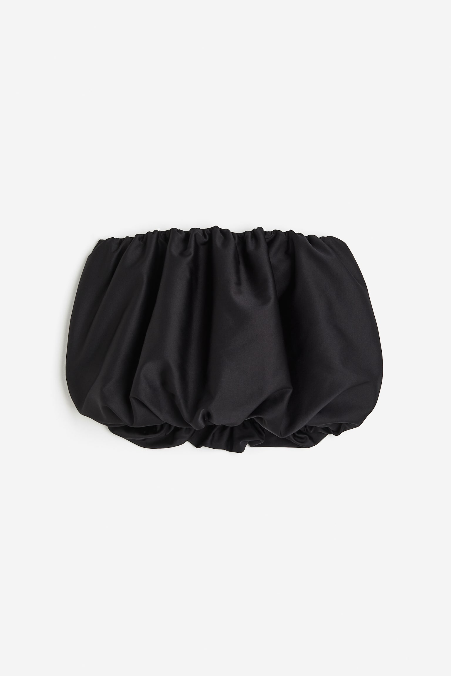 Voluminous Bandeau Top - Black - 1