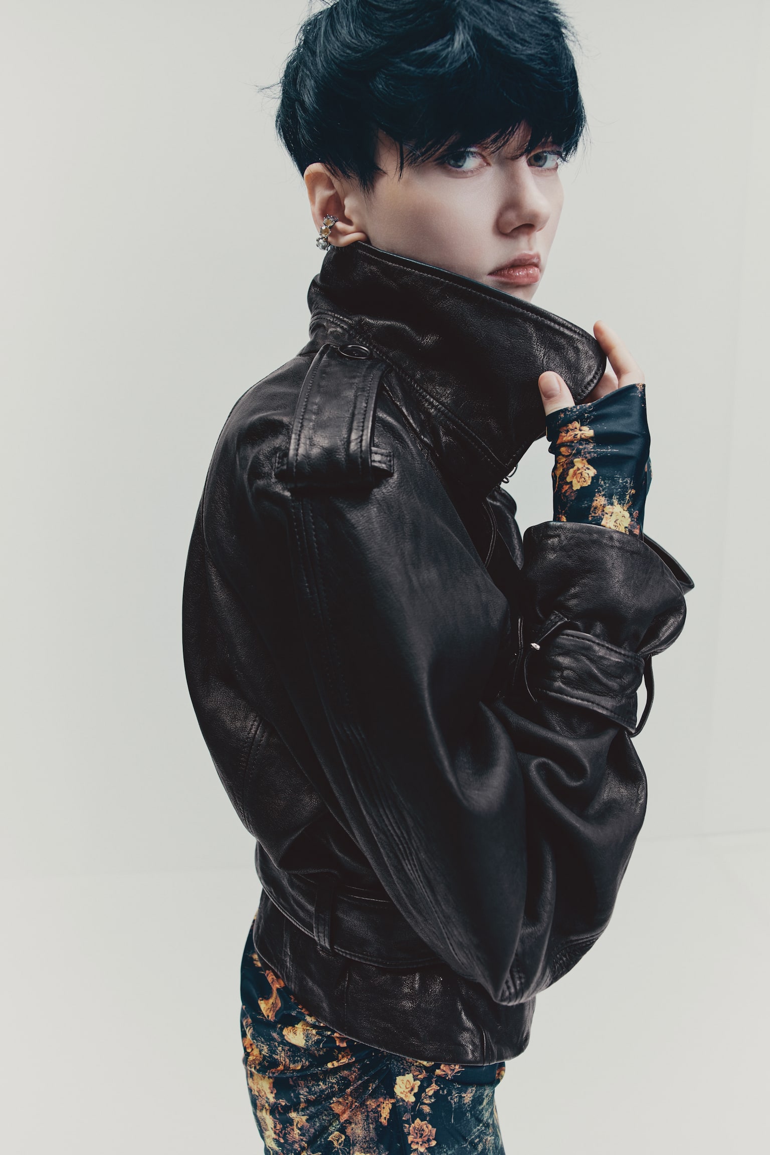 Leather jacket - Black - 5