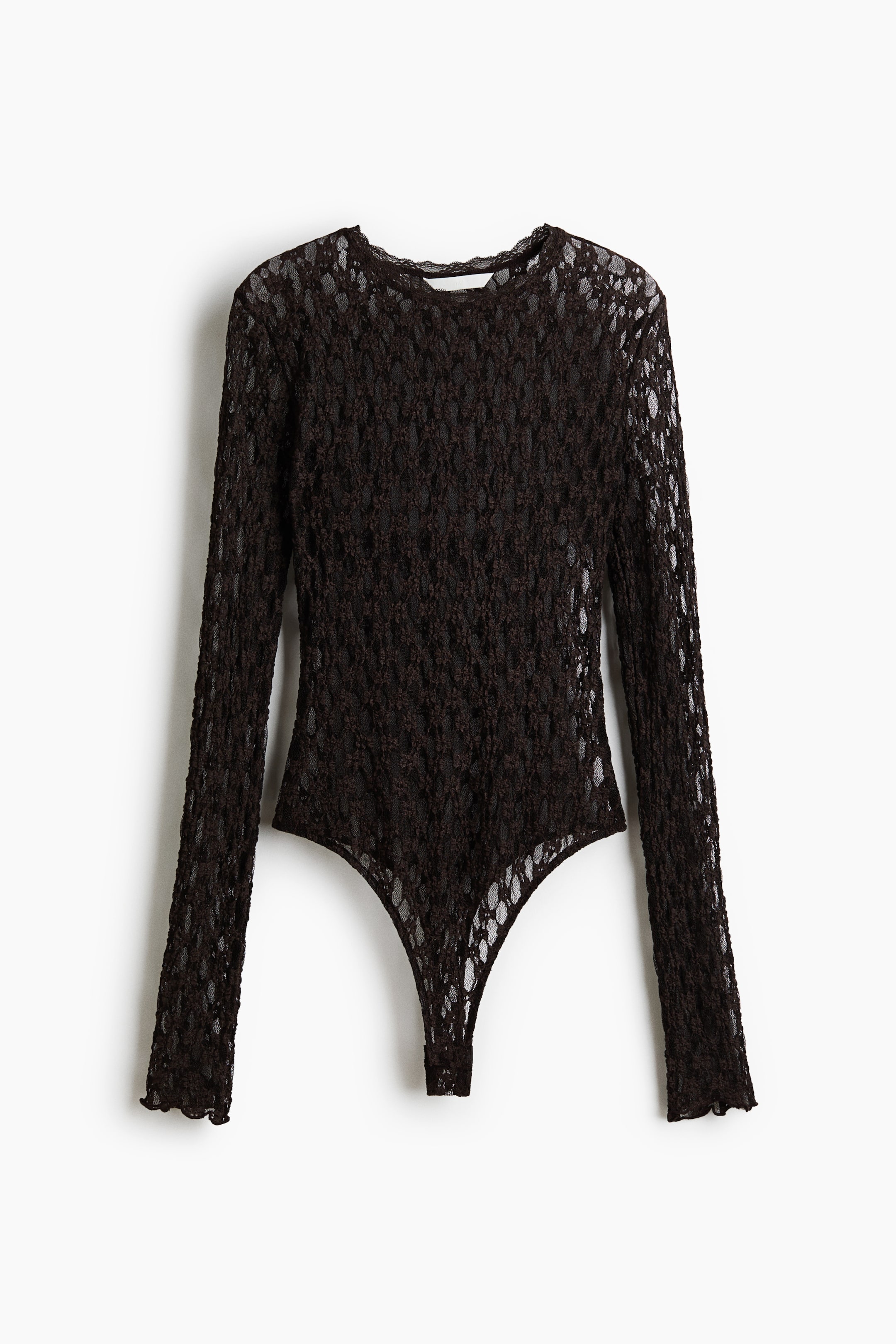 Maillot string façon dentelle