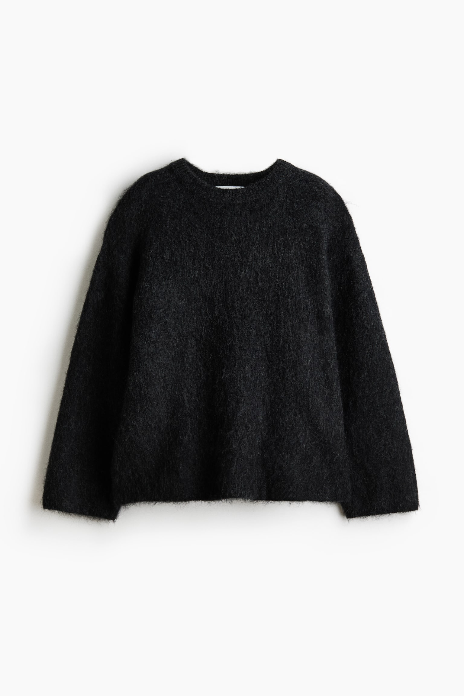 Oversized Mohair-Blend Sweater - Dark gray/Dark green/Dusty purple/Dark brown/Light yellow/Light beige/Dark dusty gray/Navy blue/Dark taupe/Dark beige/White/Bright orange - 1