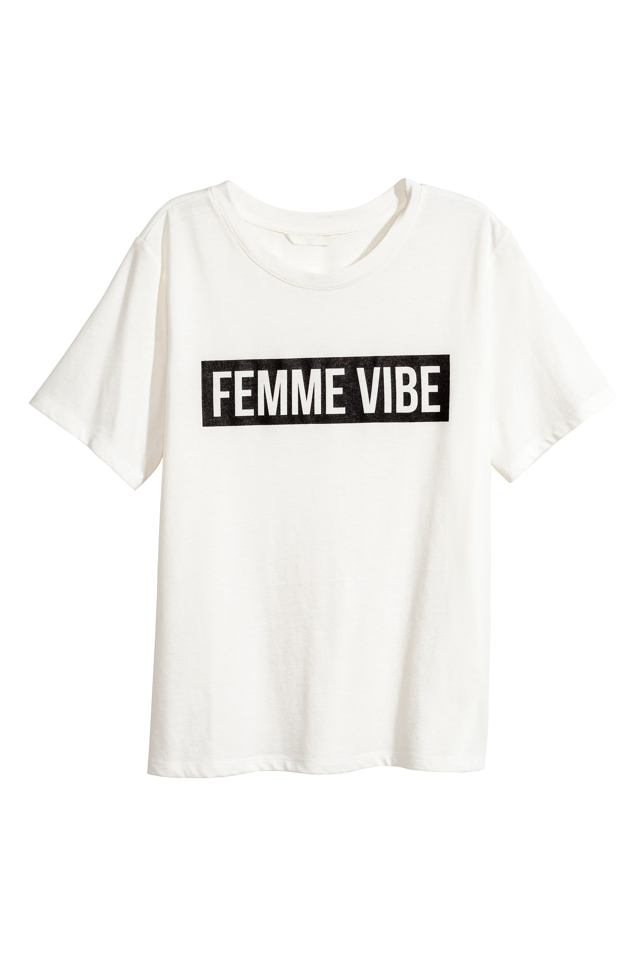 View larger image: T-shirt with a motif - White - Ladies | H&M GB 1