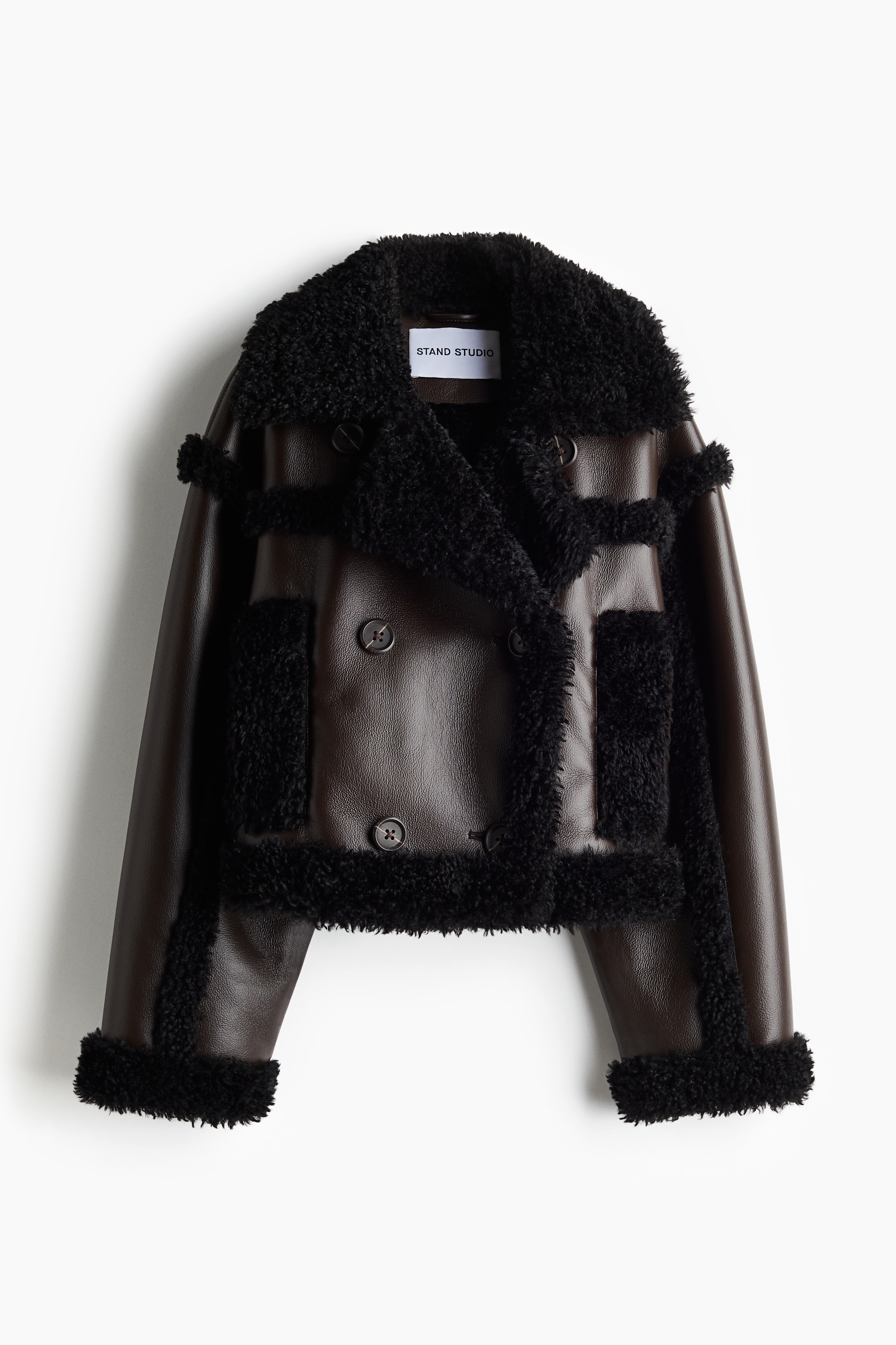 Dames - Donker Bruin/gebroken Wit Kristy Jasje - Size: 36  - H&M