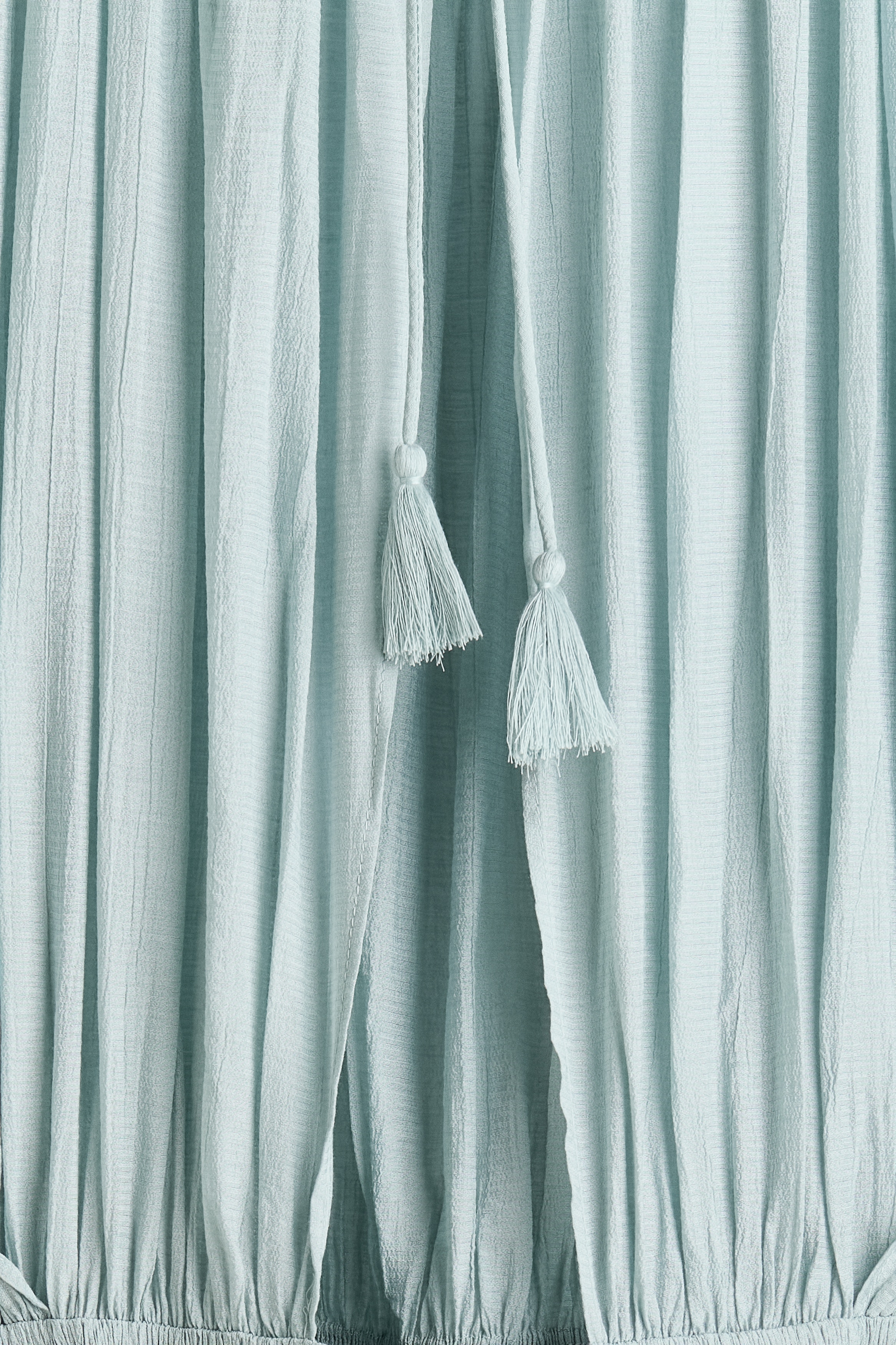 Smocked Cape-Detail Dress by H&M