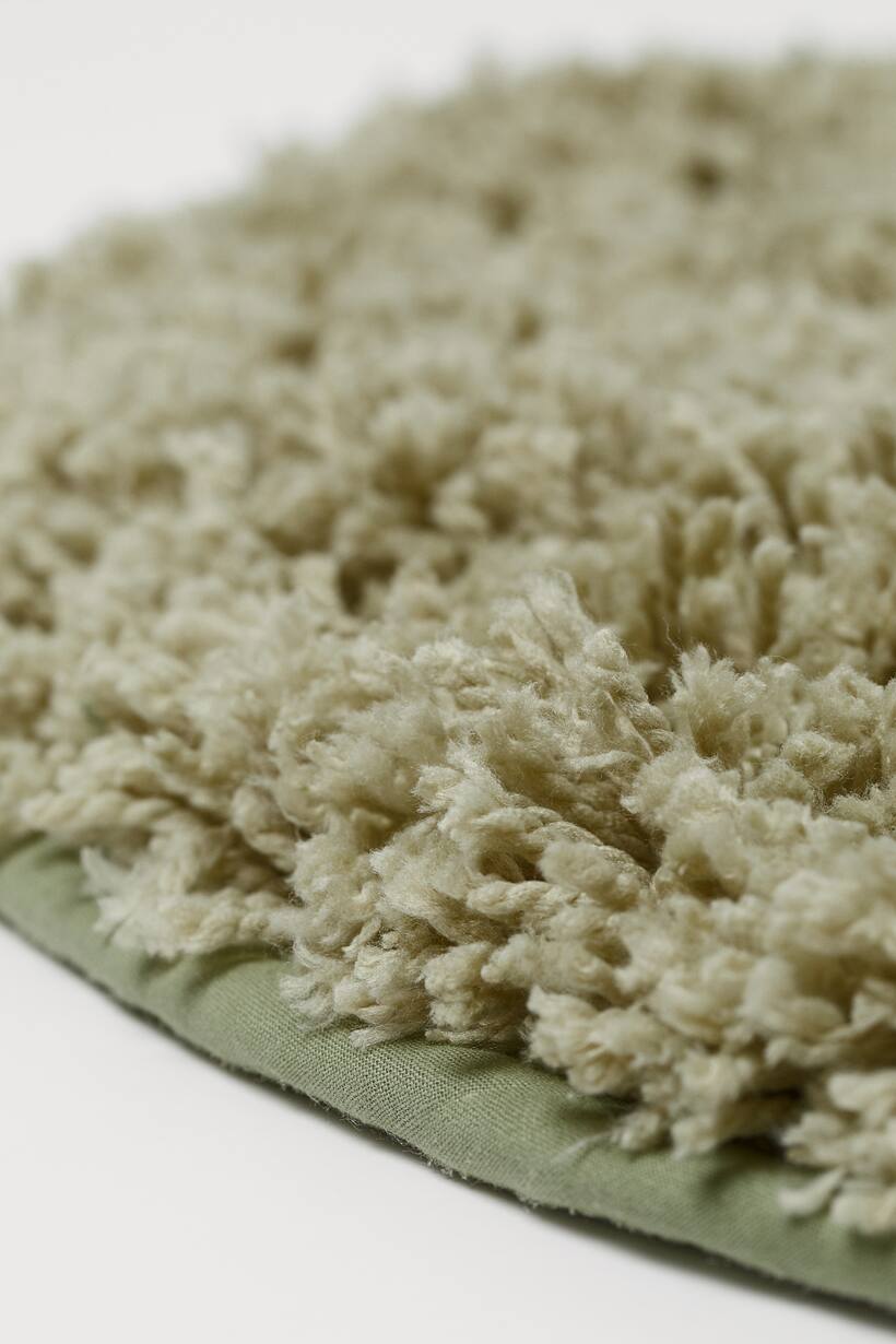 Deep pile bath mat Light green Home All H&M GB