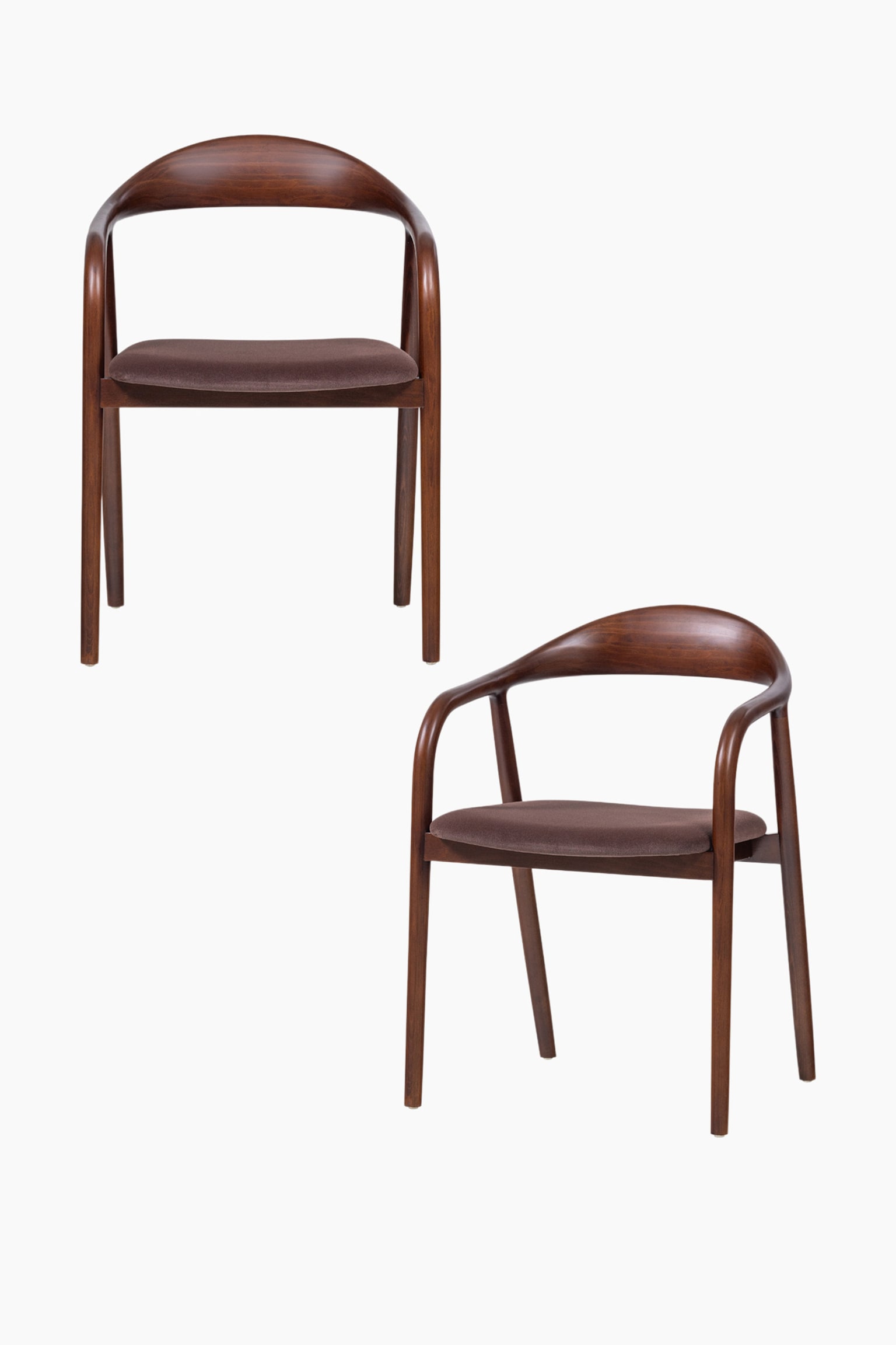 Chaises De Salle À Manger Bran - Lot De 2 - Marron