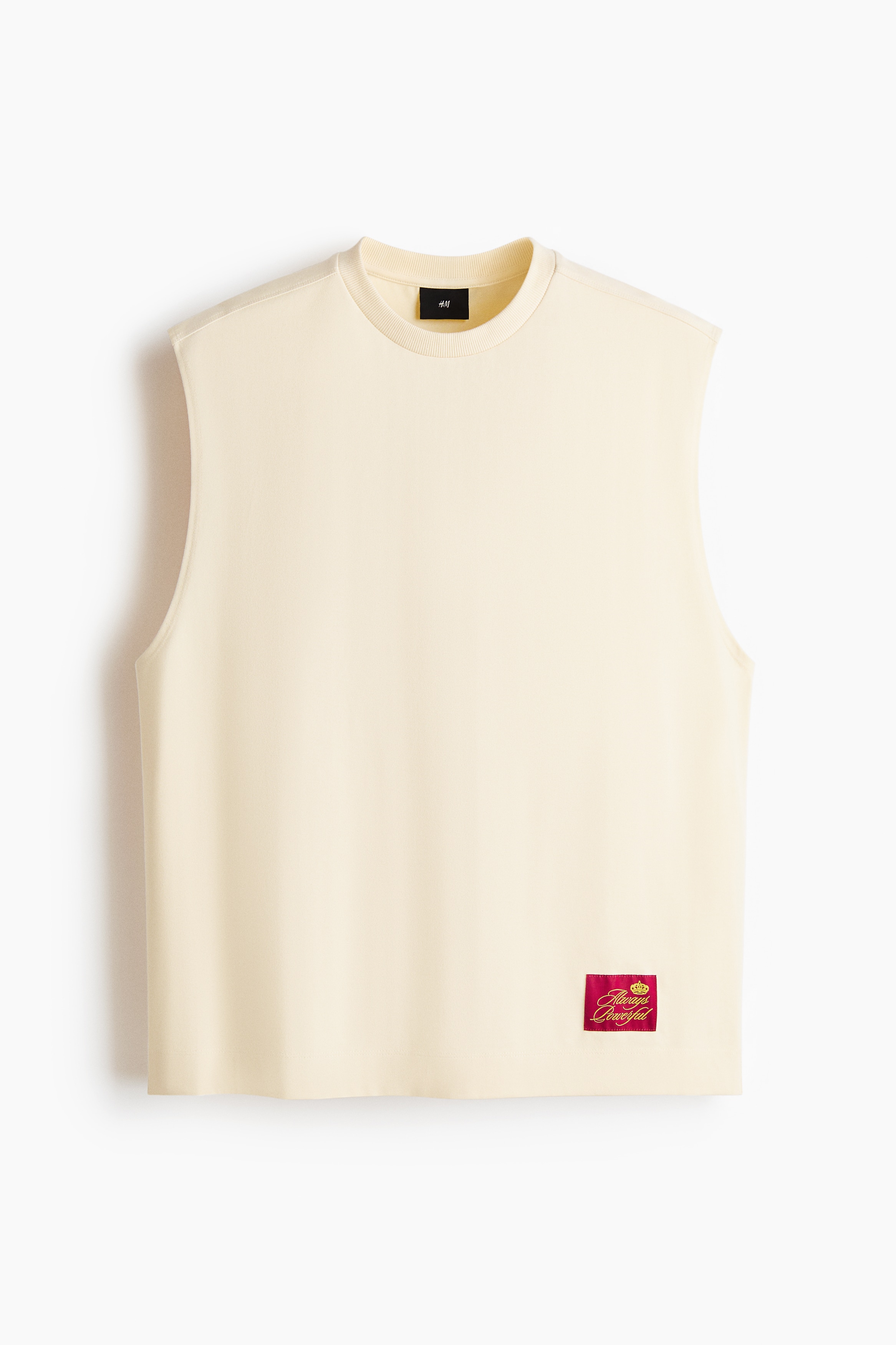 Áo ba lỗ in hình Loose Fit - Màu kem/Royal Season/Màu đỏ/Unity