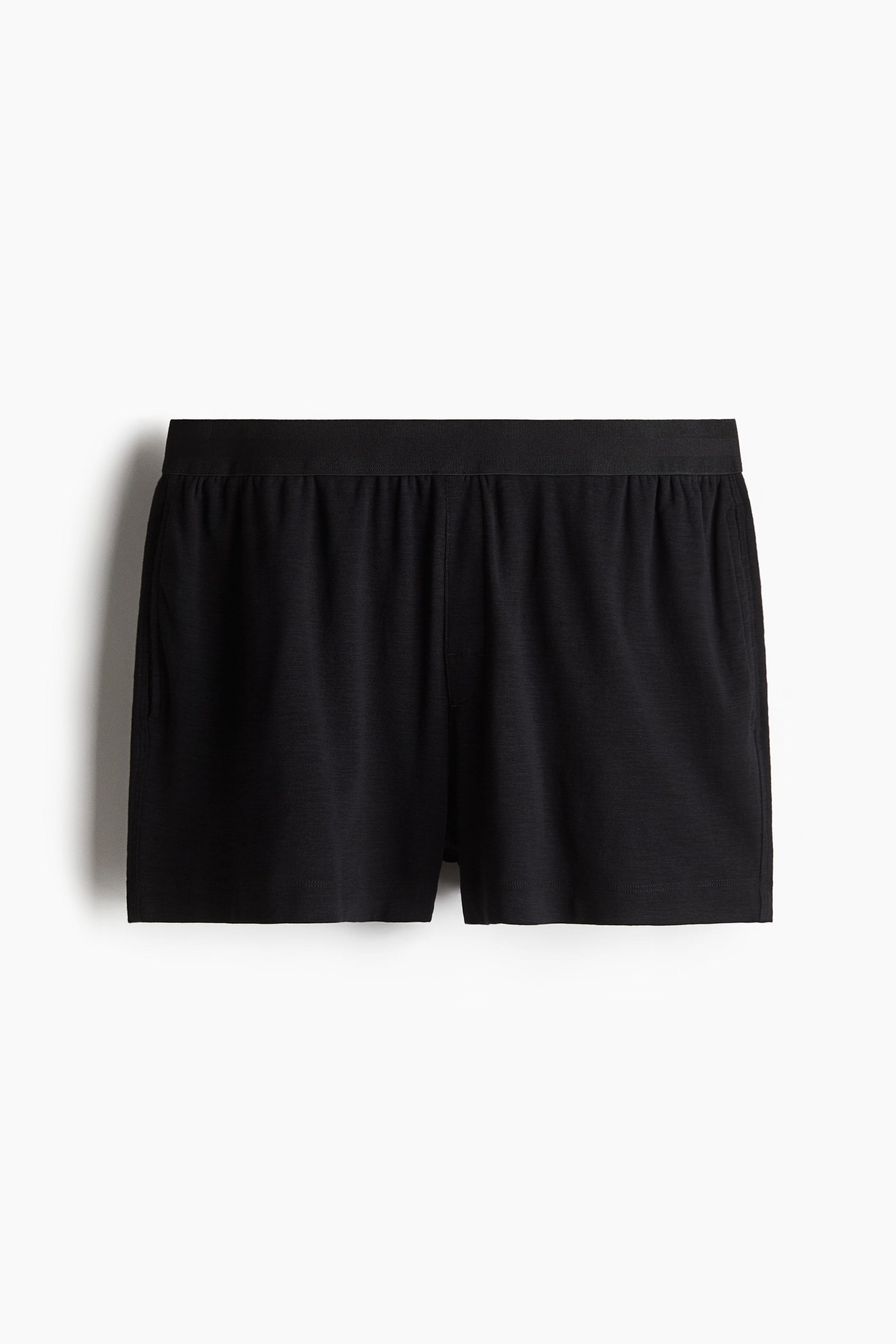 Pyjama T-shirt and shorts - Black - Men | H&M GB 7