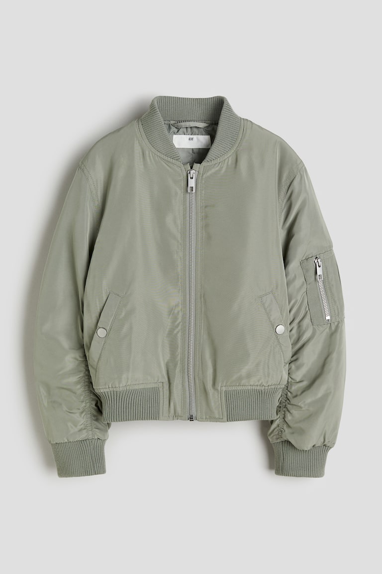 Bomber jacket Khaki green Kids H&M GB