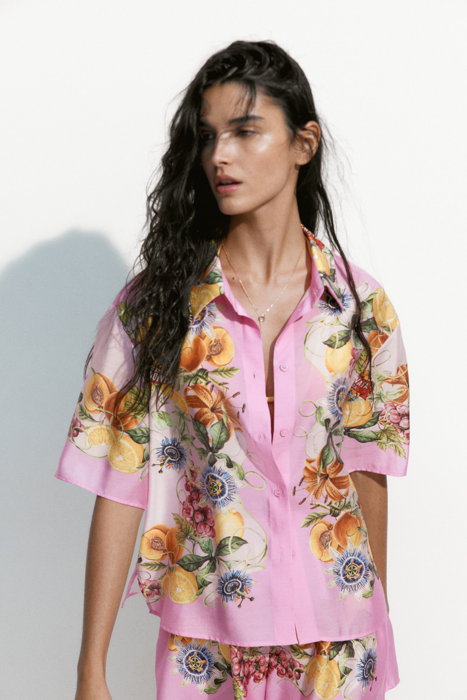 Oversized Printed Shirt - 7