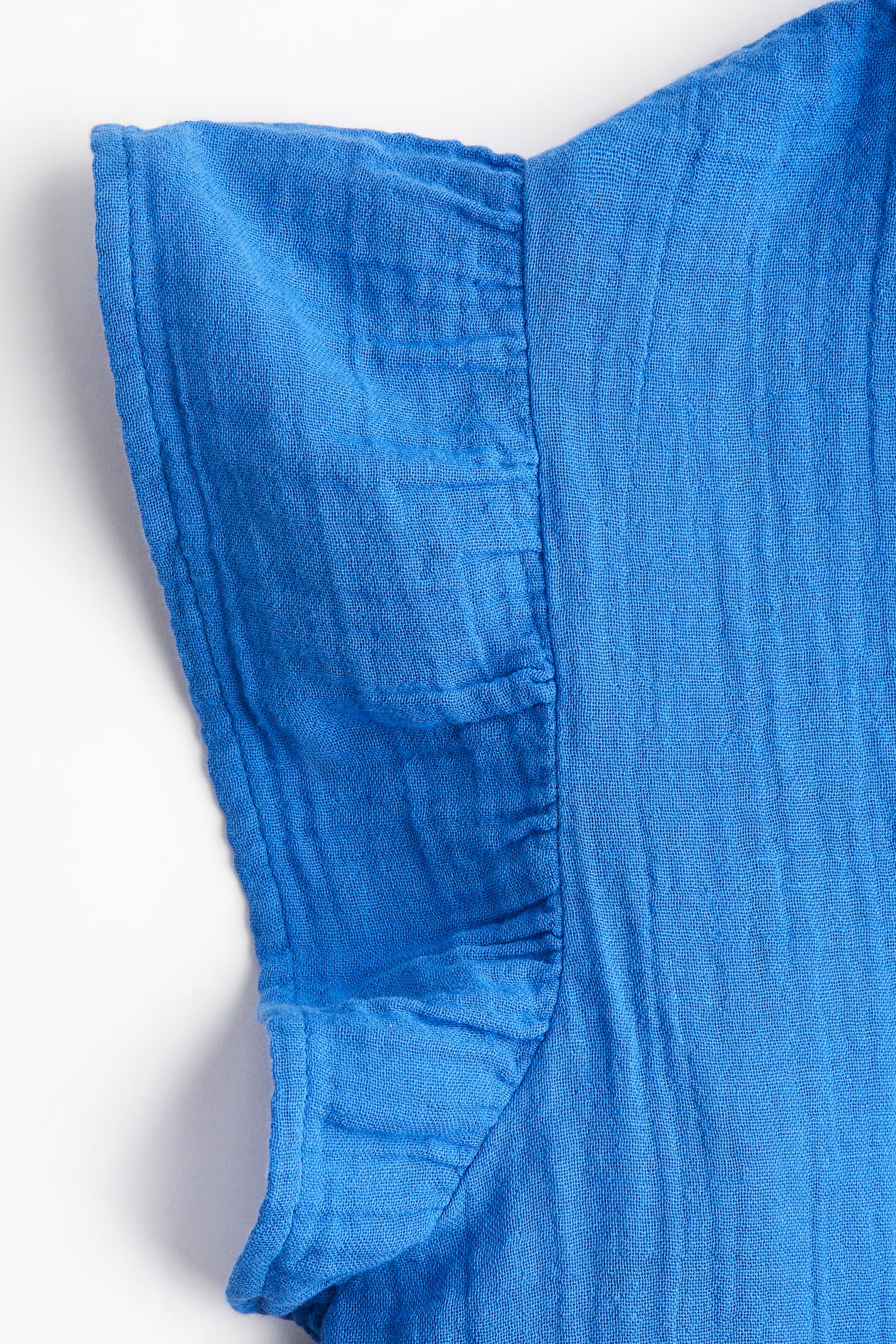 Flutter-Sleeved Muslin Blouse - image 2