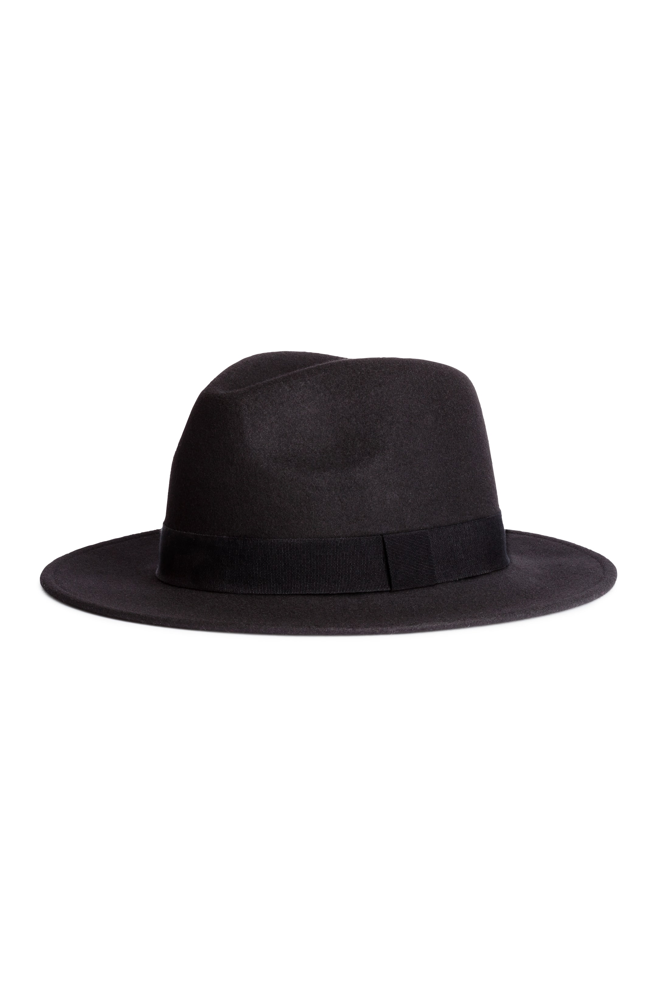Ver imagem maior: Chapéu em feltro de lã - Preto - HOMEM | H&M PT 1