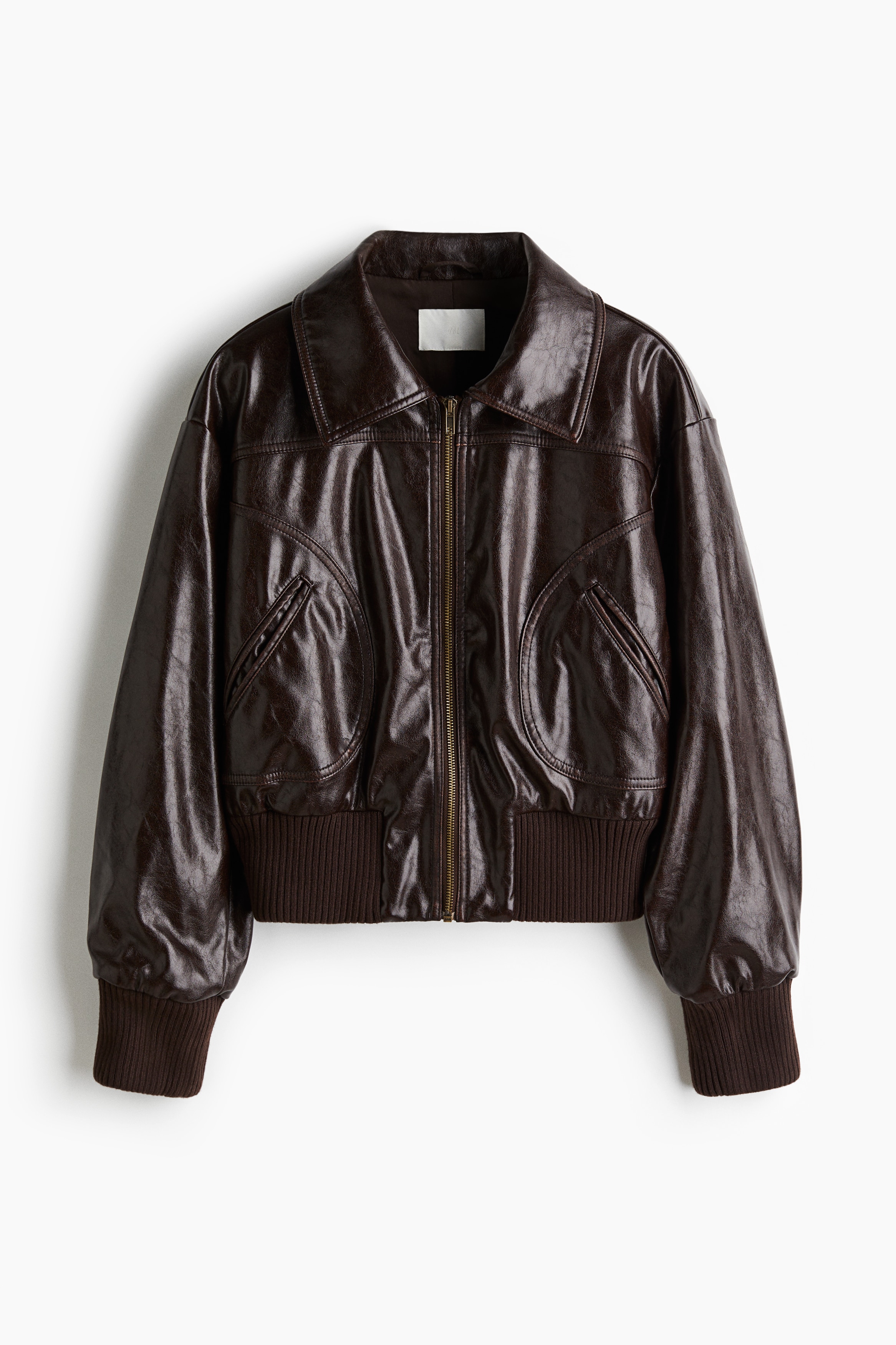 Giacca coated - Marrone scuro