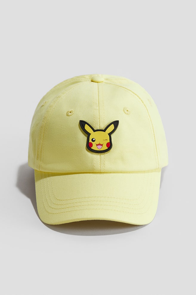 Printed twill cap - Light yellow/Pokémon/Navy blue/Spider-Man/Dusty green/Minecraft/Blue/Snoopy/Cream/Minions/Dark dusty green/Snoopy - 1