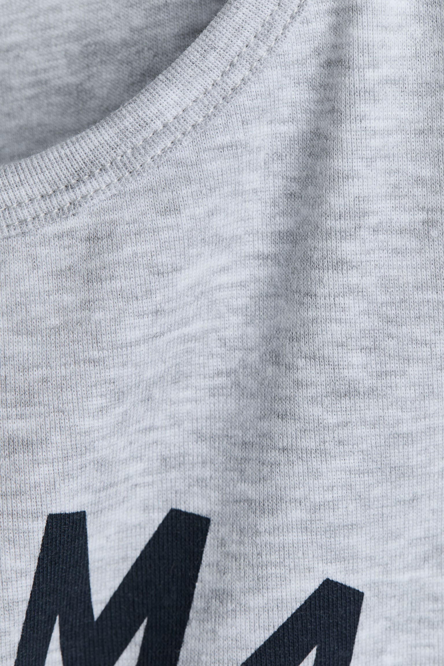 T-shirt z nadrukiem - Jasnoszary melanż/Palma/Kremowy/Miś/Ciemnobeżowy/Panterka - 2