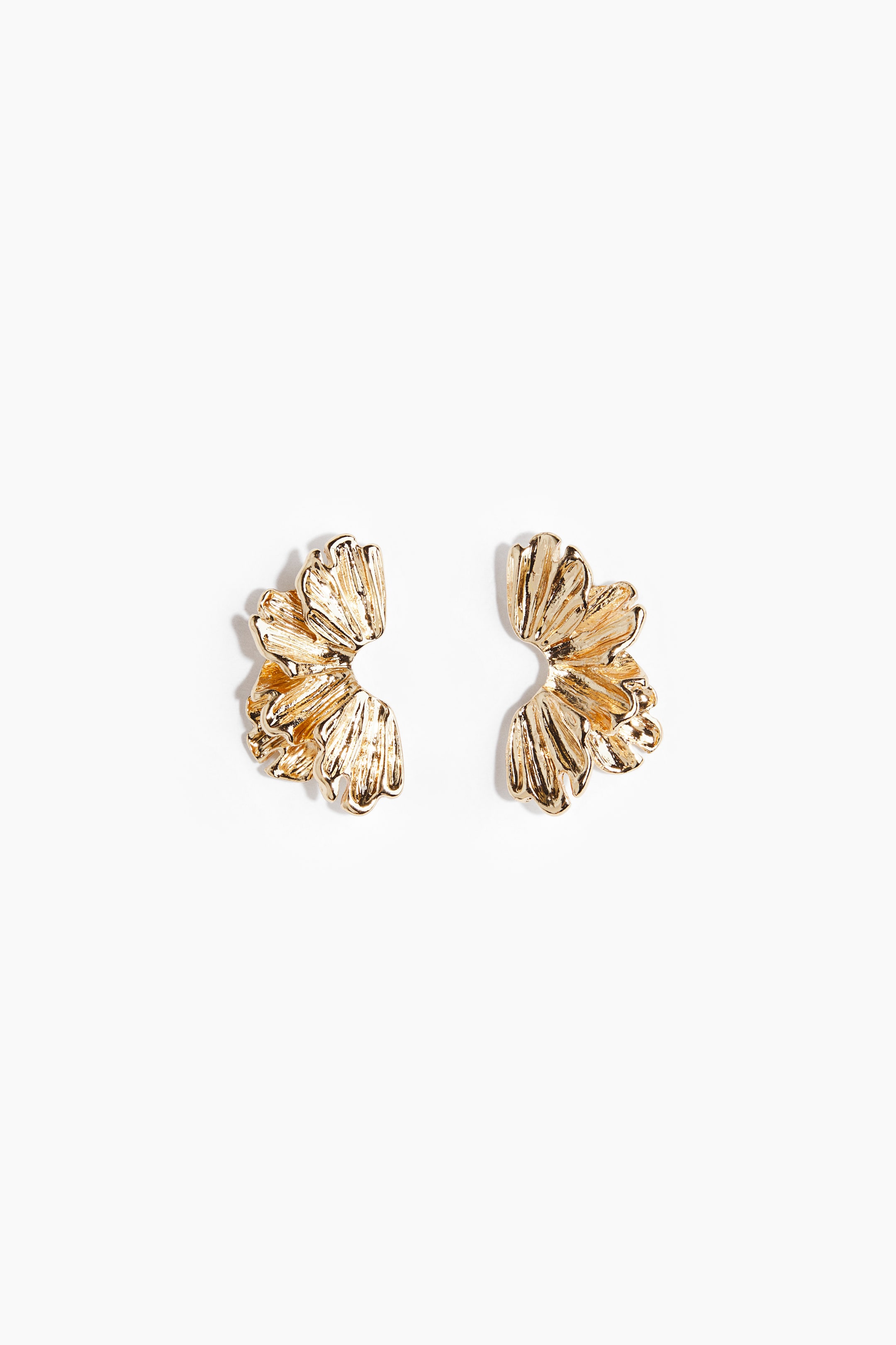 View larger image: Petal-shaped earrings - Gold-coloured - Ladies | H&M SG 1