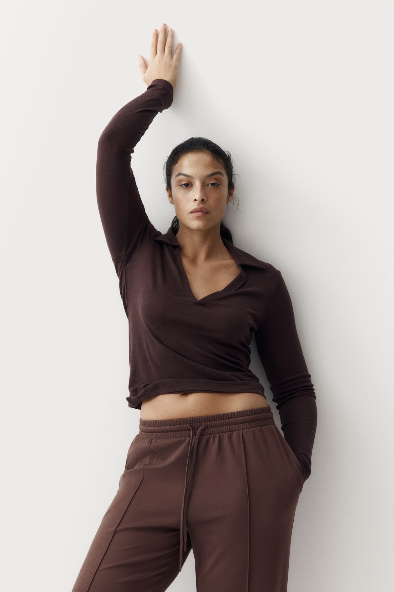 Wide Crease-Front Joggers - image 2