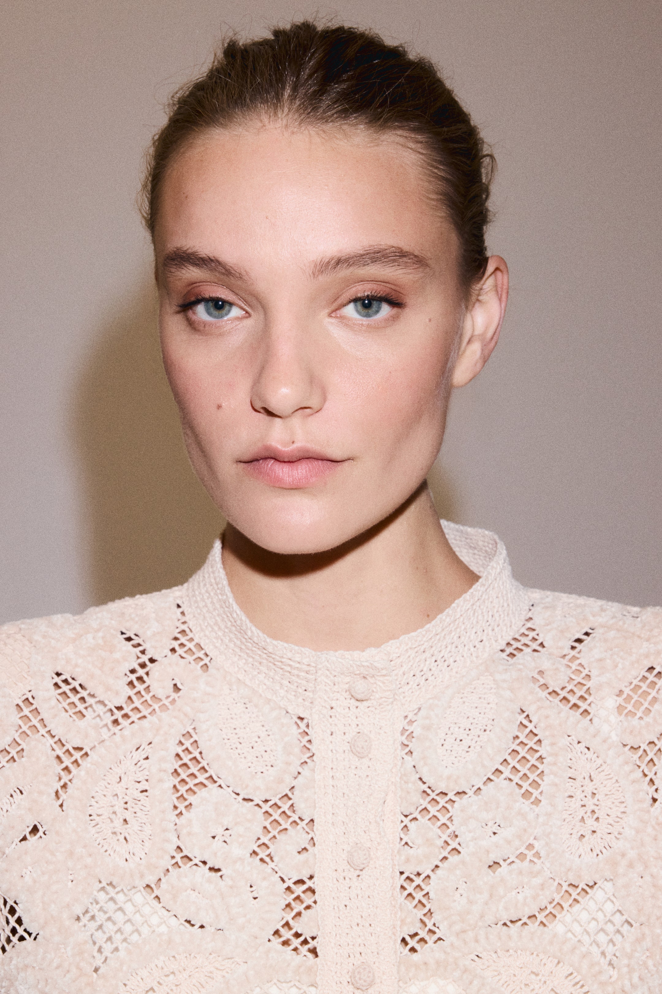 Appliquéd Mesh Jacket