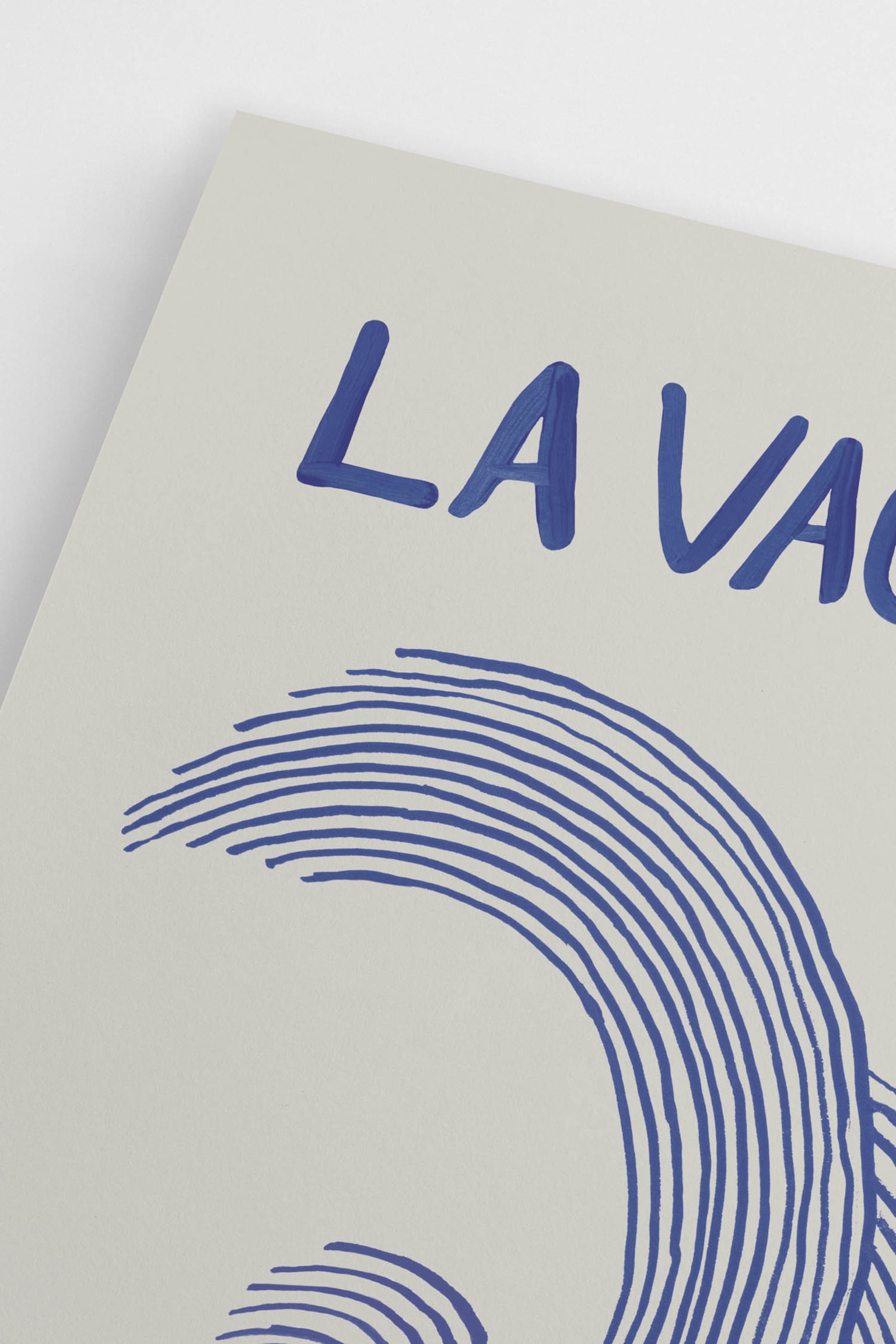 La Vague Poster - Blue - 3