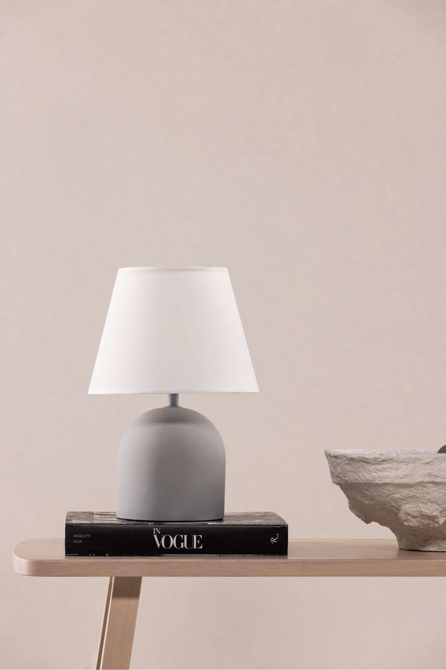 Styrsö Bordlampe - Grå, Beton