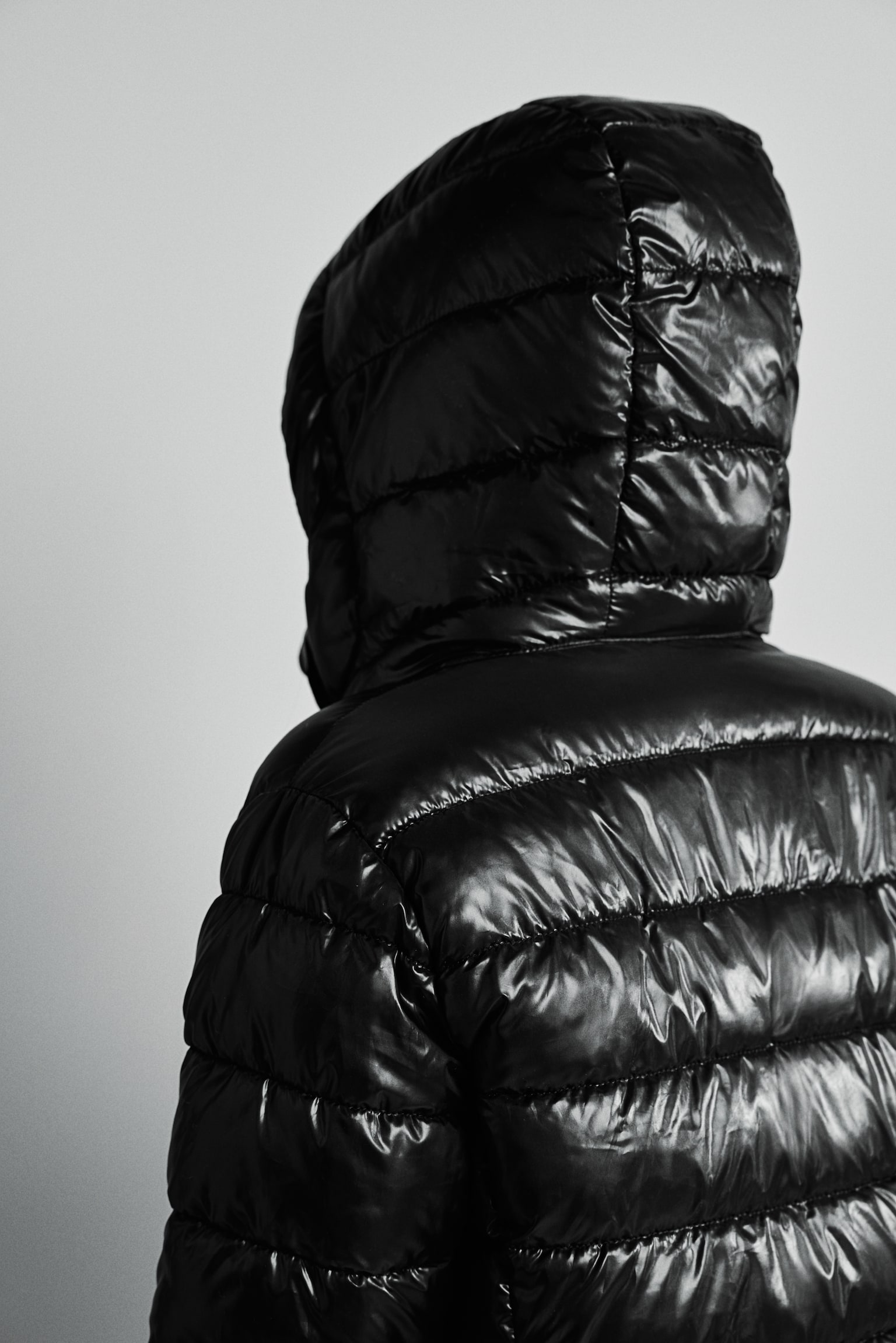 Midweight Puffer Jacket - Black - 3