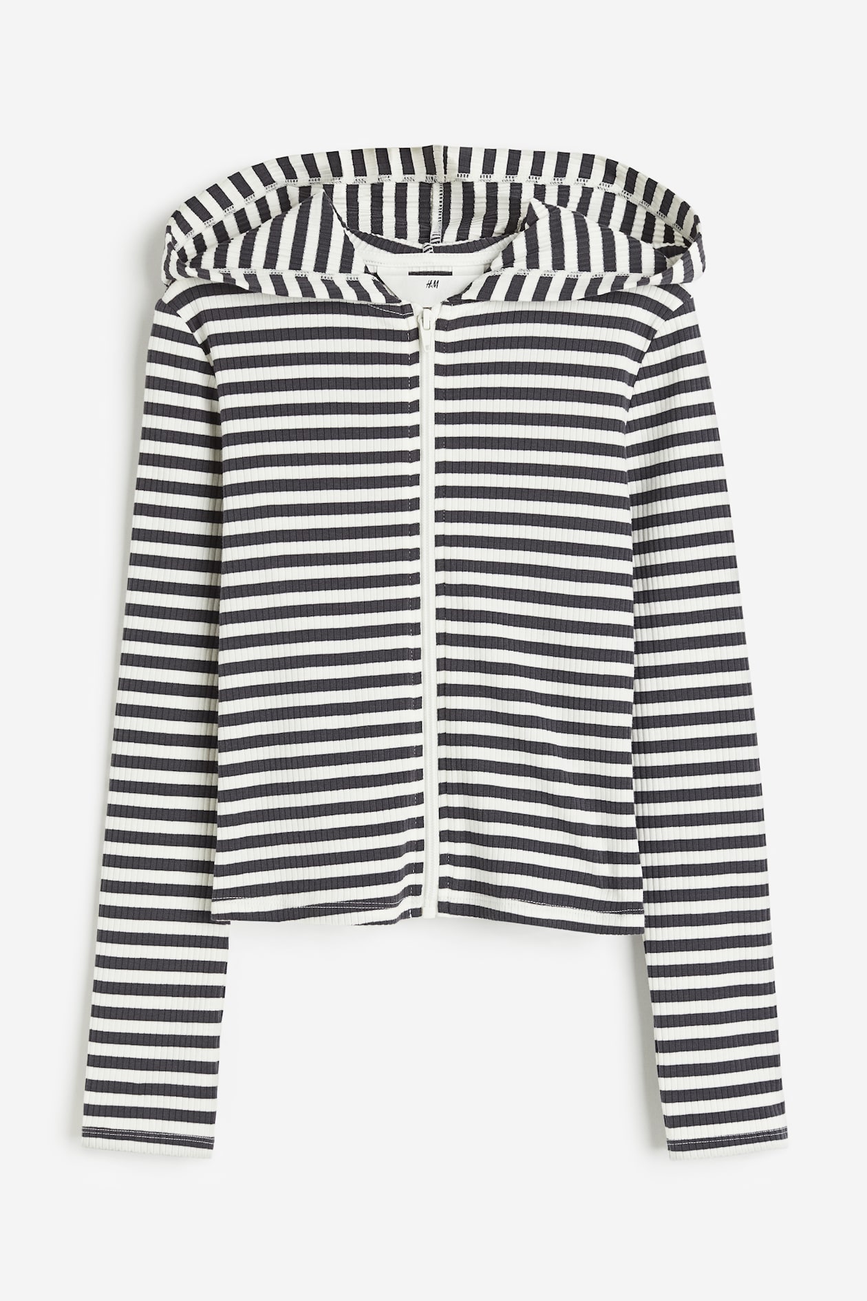 Veste Enfant RYKIEL - Taille 12 Ans - Jersey à Capuche Rayé - Neuf Sans étiquette