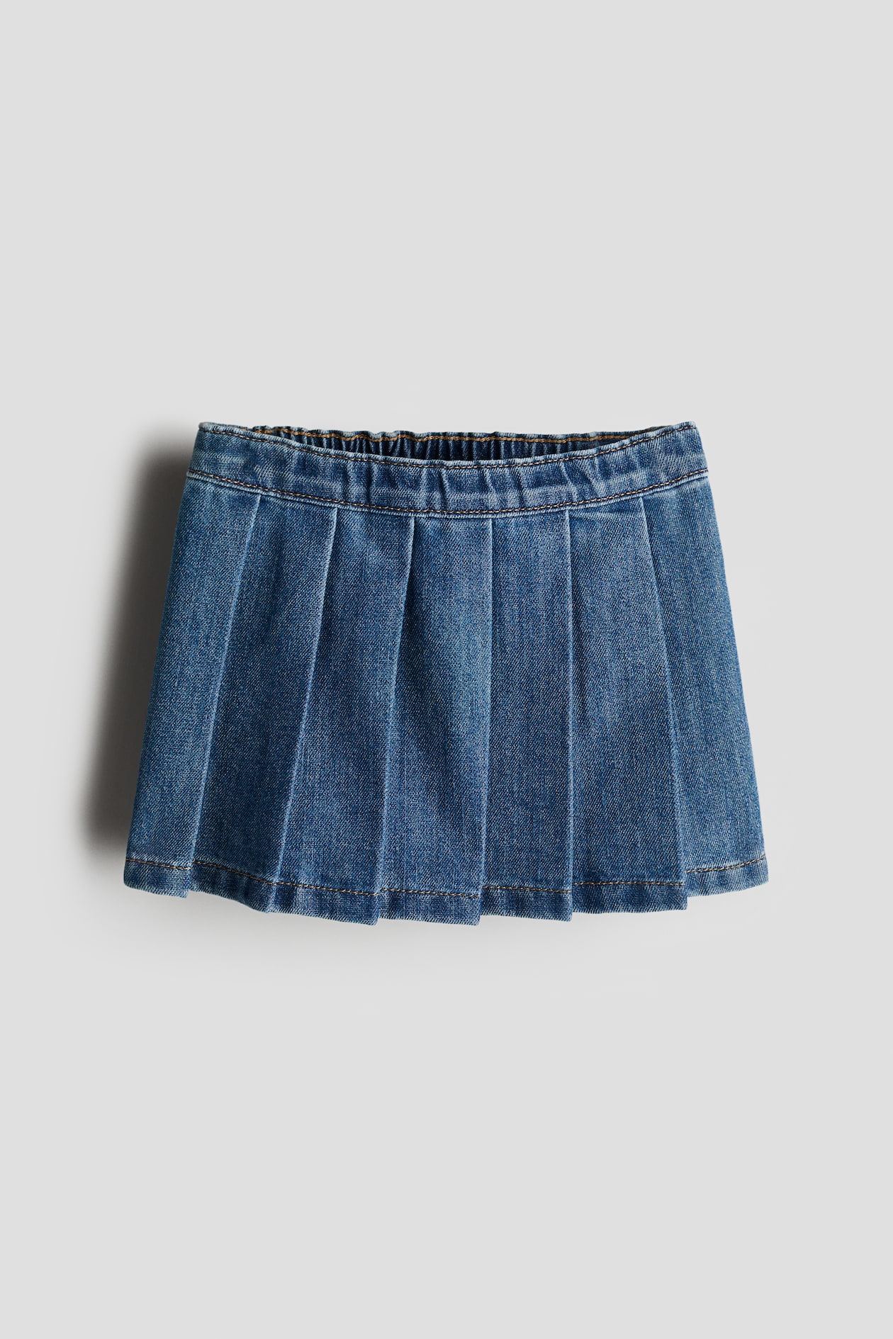 Pleated skirt Denim blue Kids H&M IN