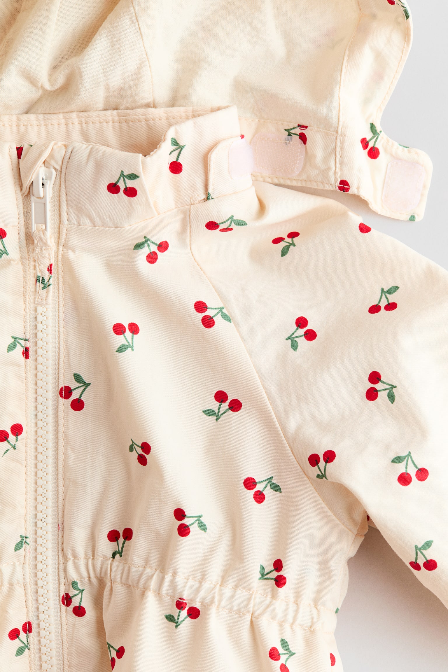 Парка із бавовняної саржі - Світло-бежевий/вишні/Світло-рожевий/квітчастий - 5