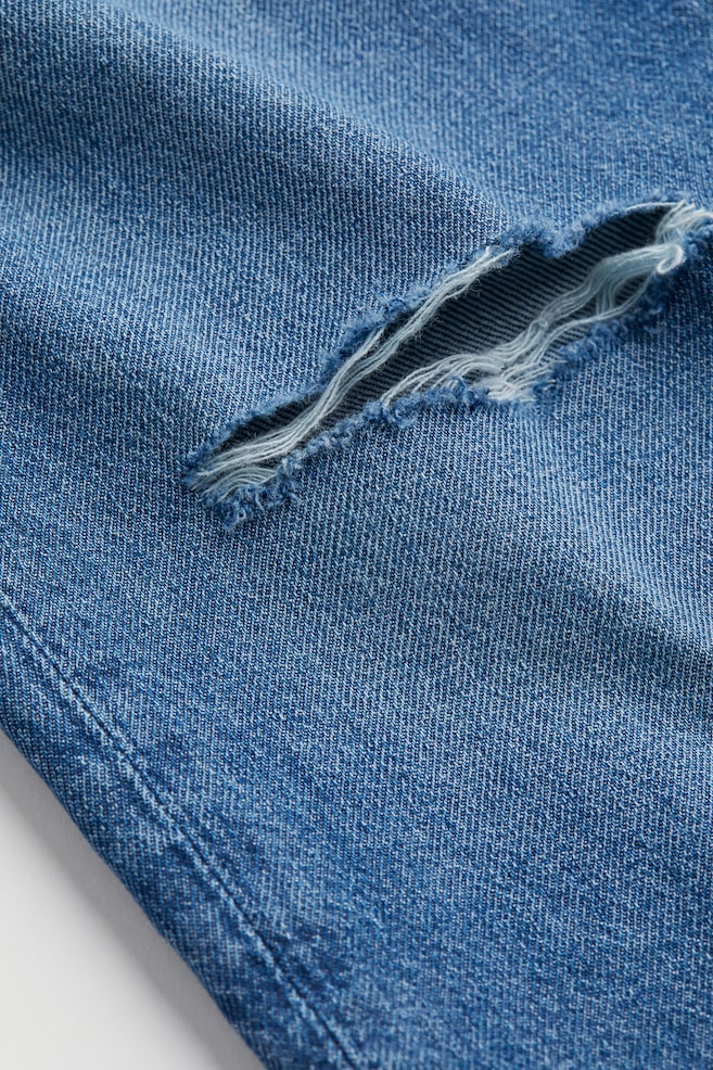 Mom Comfort Ultra High Ankle Jeans - Blu denim/Blu denim chiaro/trashed/Blu denim/Blu denim/Blu denim - 3