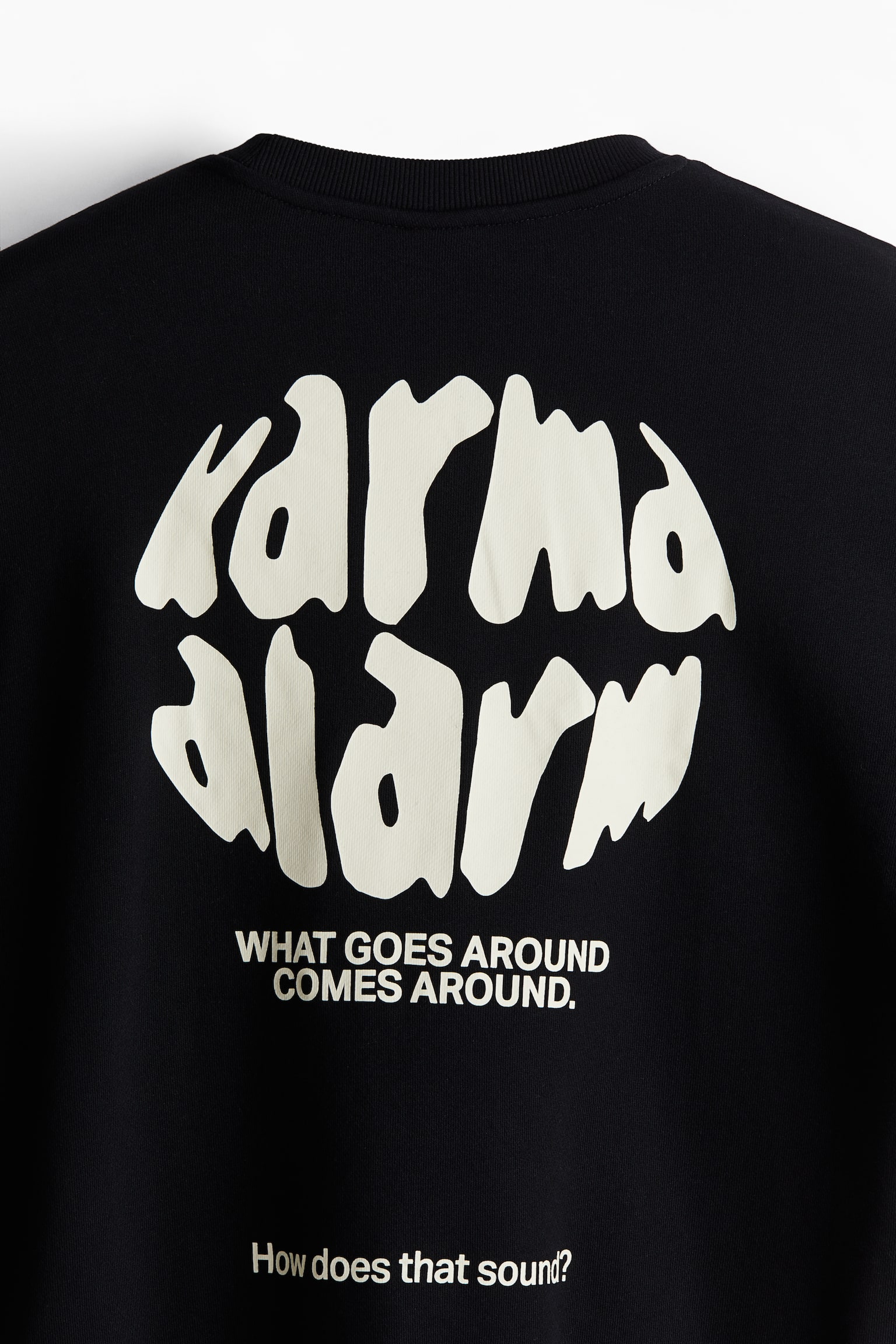 Oversized Fit Printed sweatshirt - Black/Karma Alarm/Black/Premio/Cream/Houseplants/Black/Feeling Fragile - 2