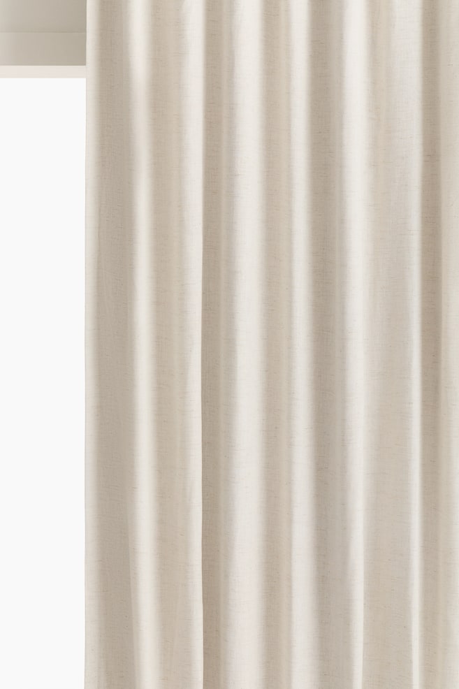 Single-Pack Long and Wide Blackout Curtain Panel - Cream/Beige/Beige - 1