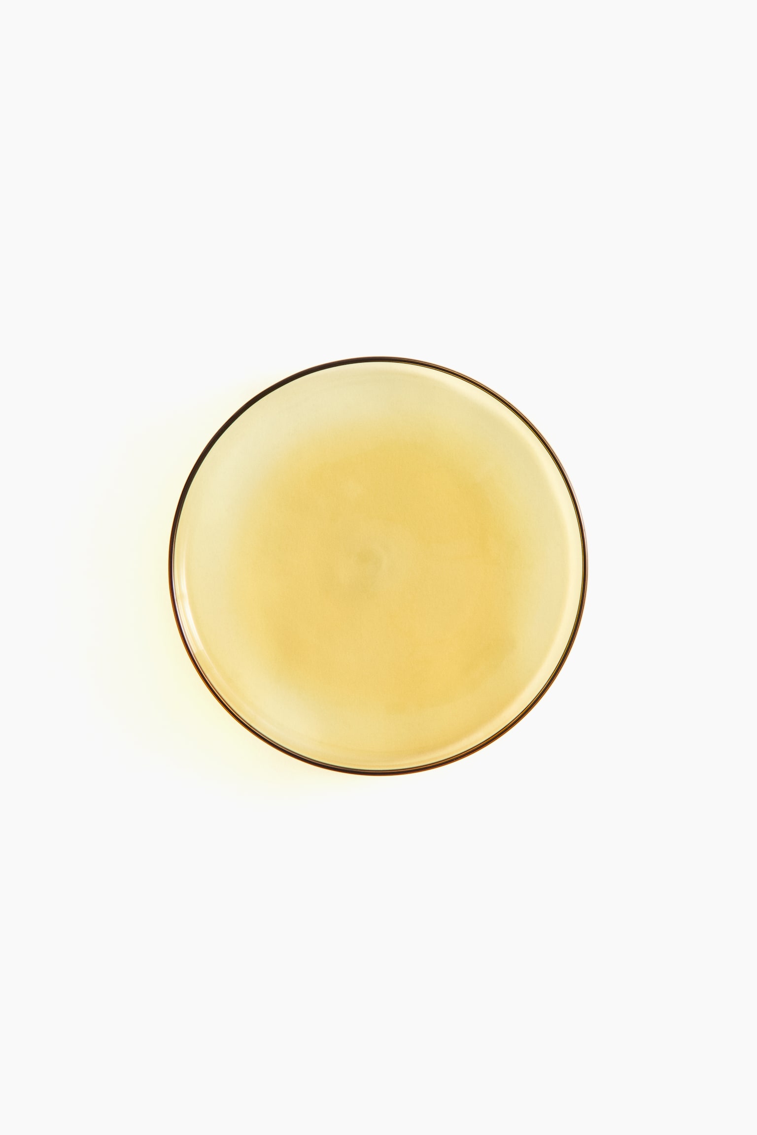 Mini assiette en verre - Jaune - 5