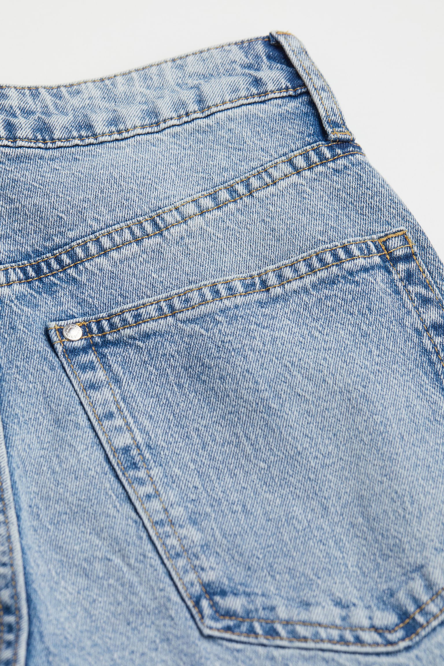 Vintage Straight High Jeans - Bleu denim clair - 2