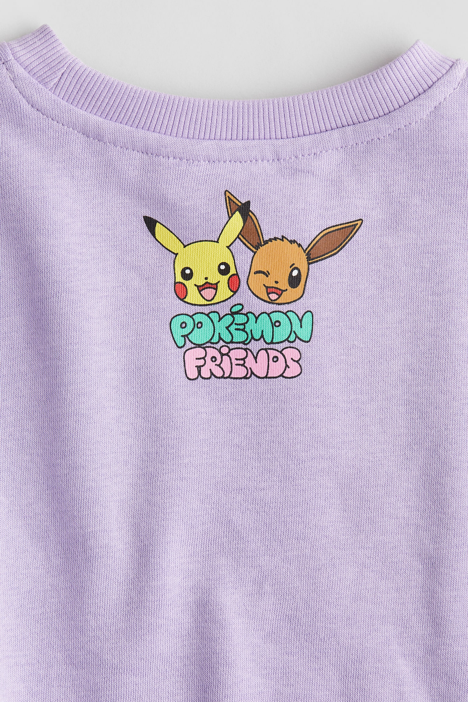 Printed sweatshirt - Light purple/Pokémon/Light pink/Squishmallows/Light pink/Barbie/White/Inside Out/Pink/Frozen/Light blue/Snow White/Cream/Minnie Mouse/Pink/Mickey Mouse/Light blue/Lilo & Stitch/Light grey/Sonic the Hedgehog/White/Hello Kitty/Dark grey/Emoji/Dark grey/Peppa Pig - 2