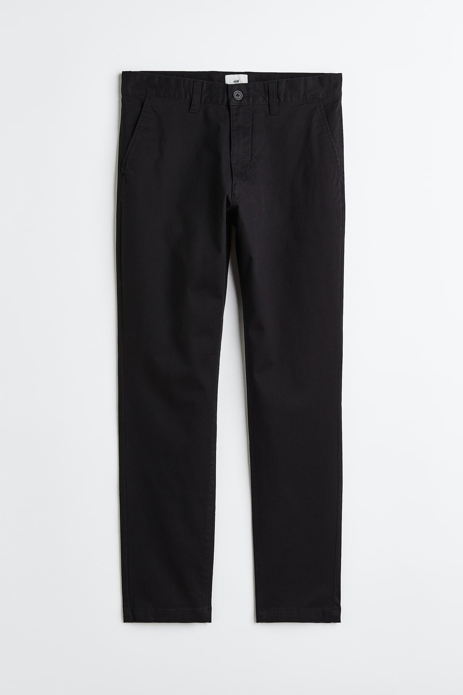 Skinny Fit Cotton Chinos - Black/Navy blue/Beige - 1