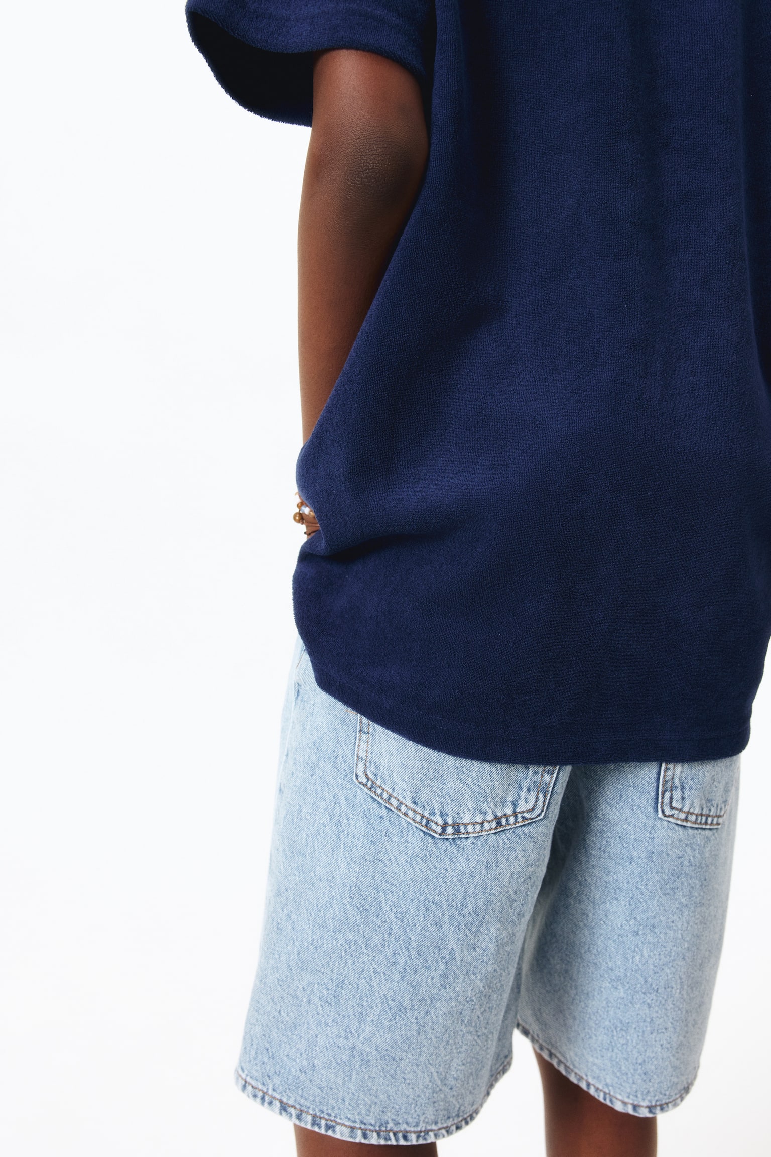 Szorty dżinsowe Loose Fit - Jasnoniebieski denim/Szary/Czarny/Jasnoniebieski denim/Niebieski denim/Jasnoniebieski denim/Enjoy/Ciemnoniebieski denim - 4