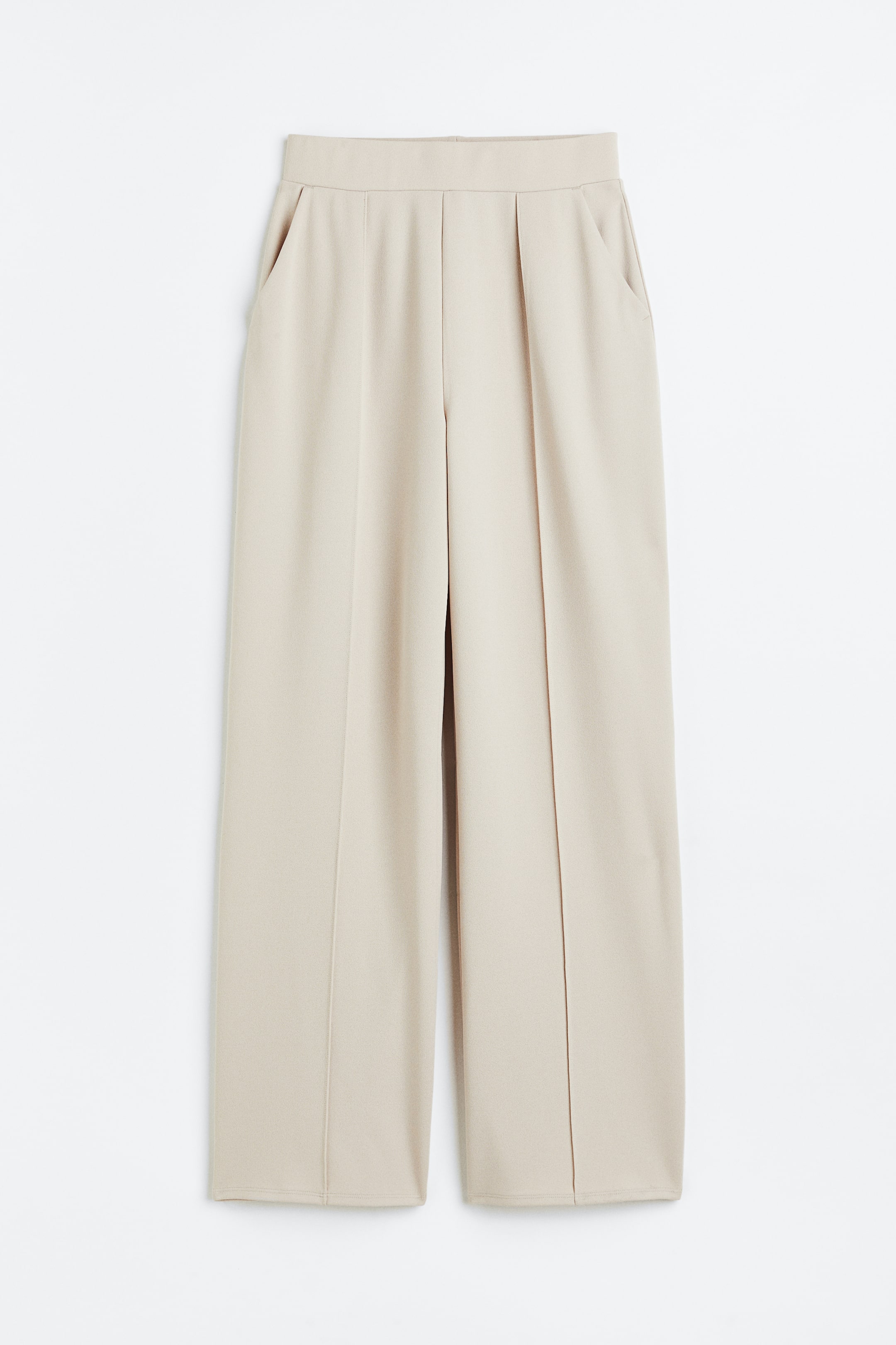 Grotere afbeelding bekijken: Dressed broek - High waist - Lichtbeige - DAMES | H&M NL 1