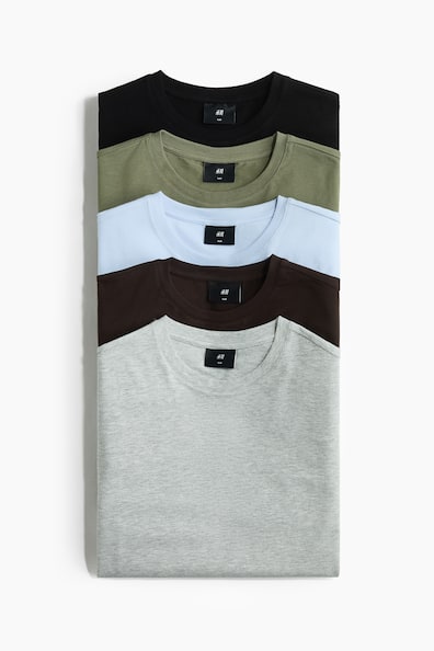 スリムフィットTシャツ 5枚セット