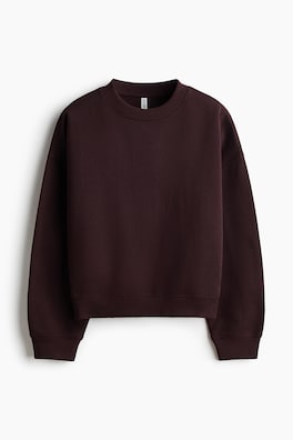 Sweatshirt med tryckt motiv