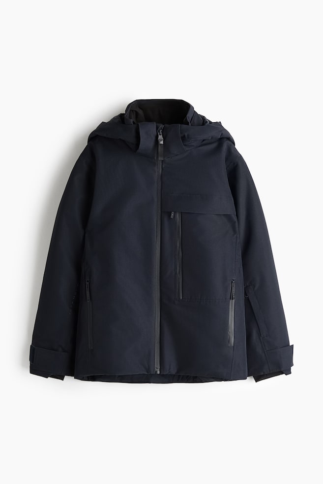 Padded ski jacket with StormMove™ - Navy blue/Dark mauve grey - 1