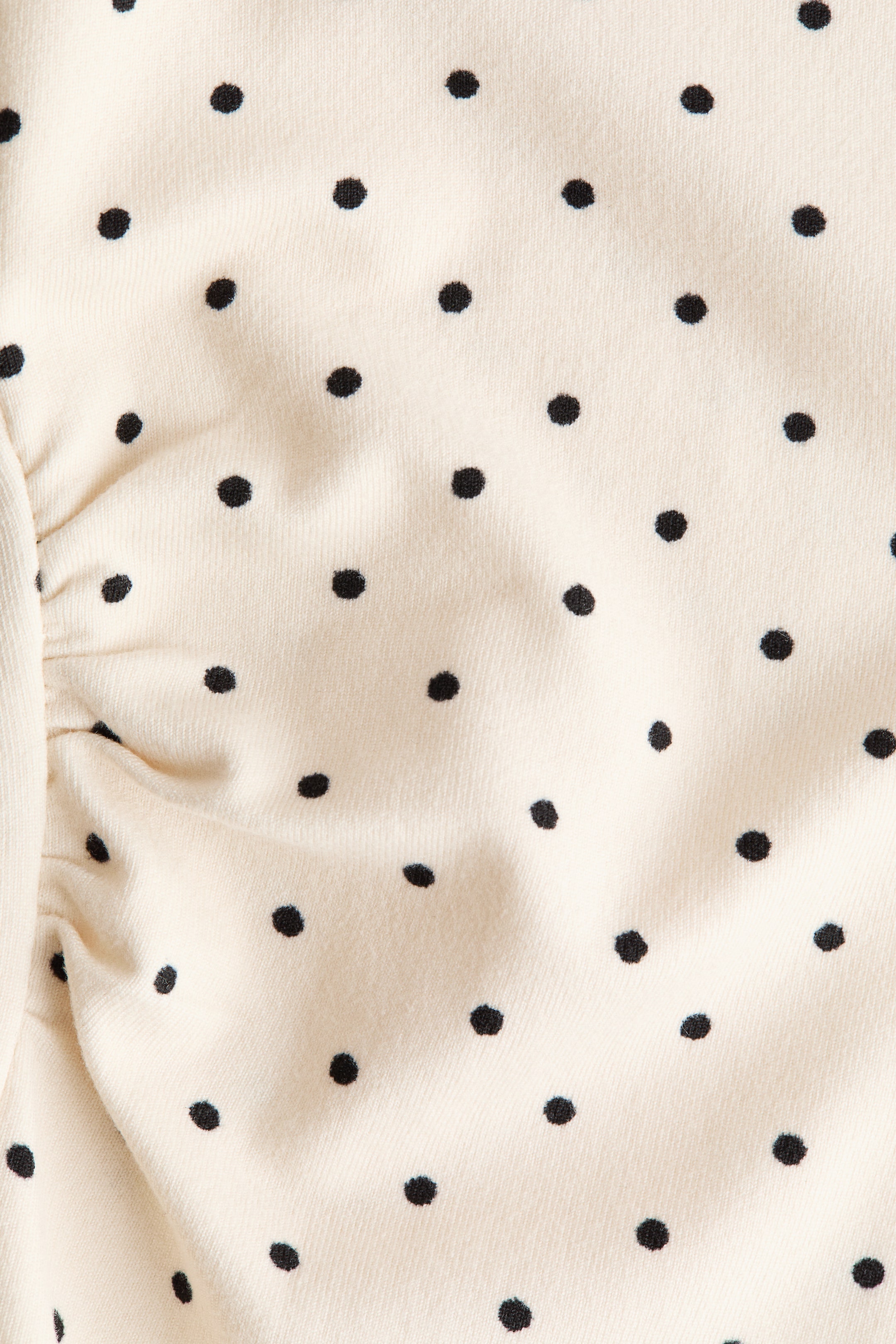 View larger image: One-shoulder jersey top - Cream/Polka dot - Ladies | H&M IN 2
