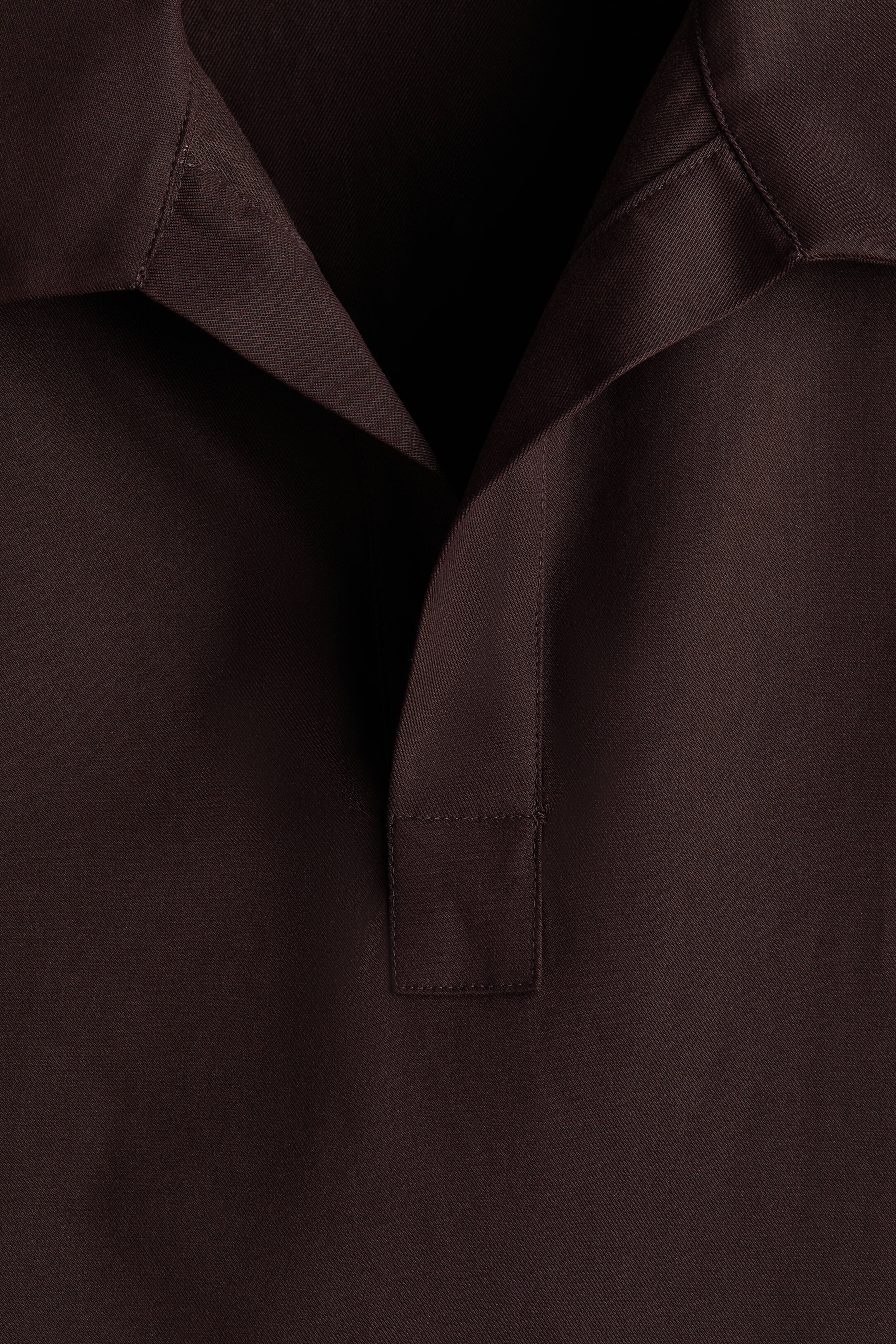 Relaxed-Fit Pullover Shirt