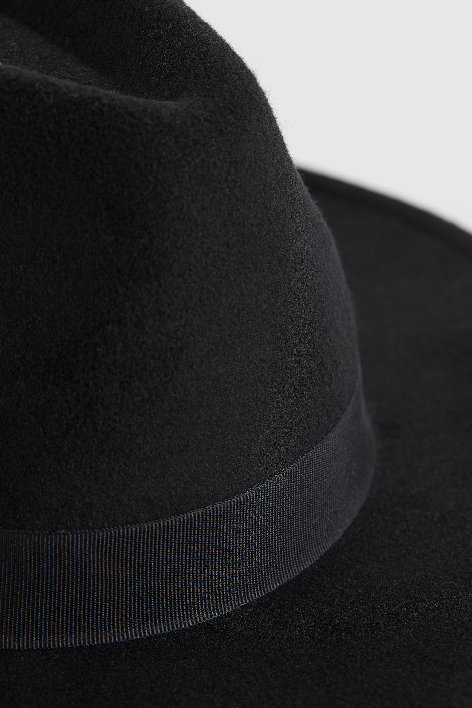 Felt hat - Black/Light beige - 2