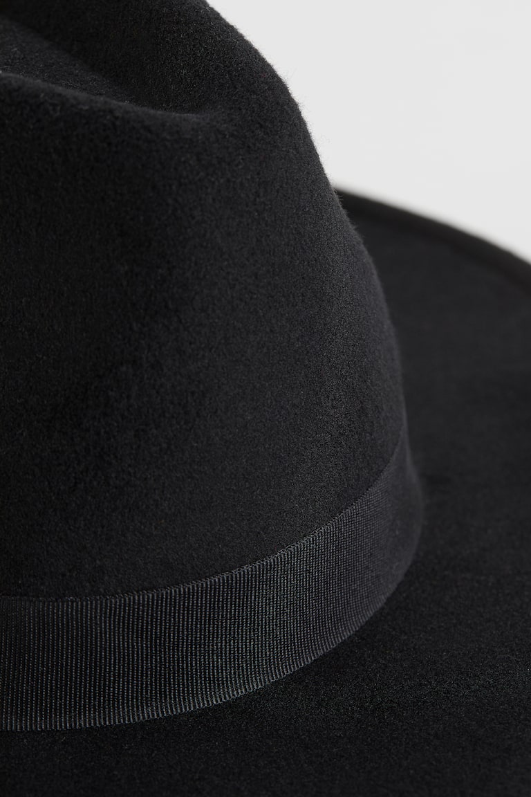Felt hat Black Ladies H&M IN