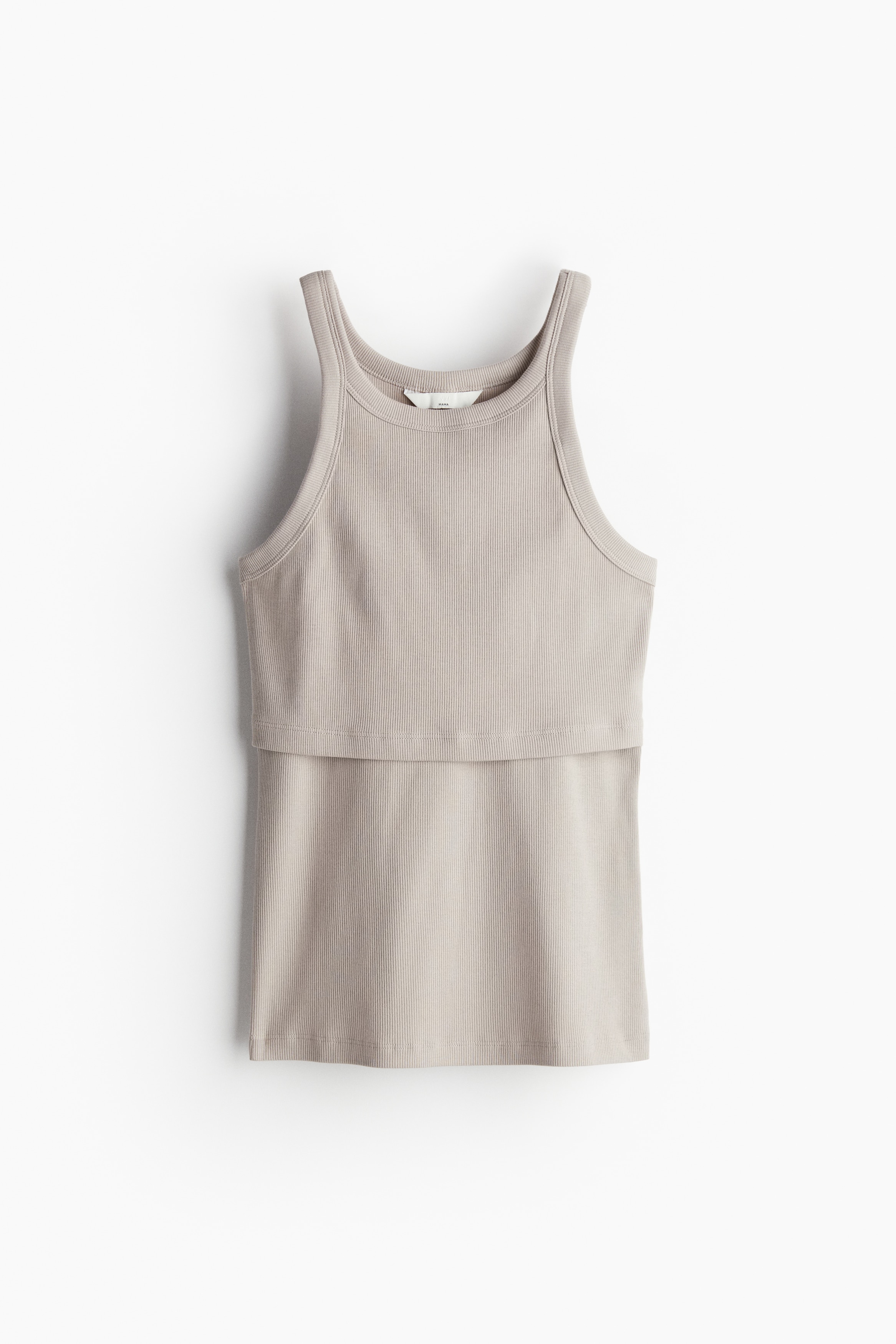 MAMA Nursing vest top - Round neck - Sleeveless - Light blue 
